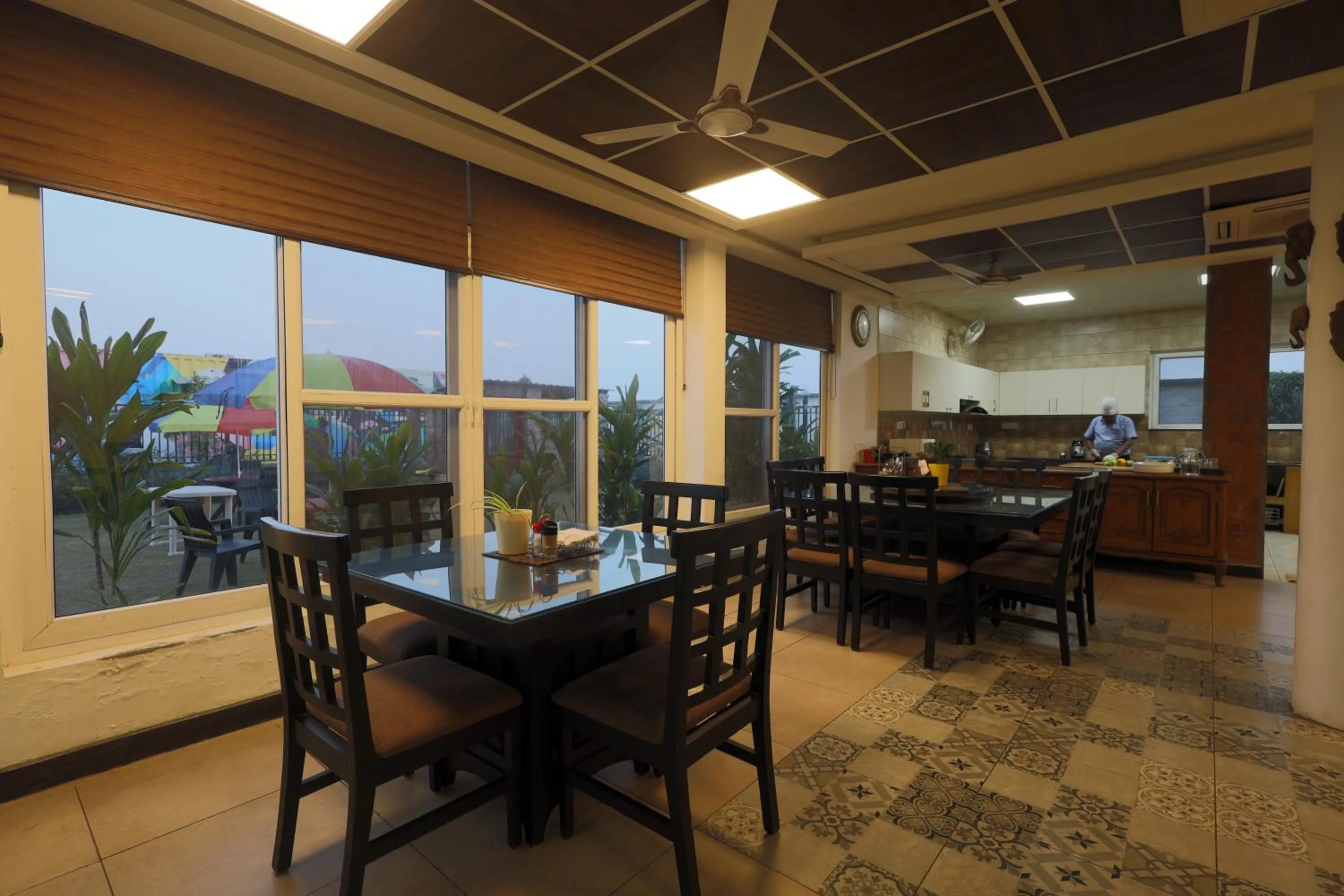 Dining area in InnBox Farmstay - Rajpura Punjab