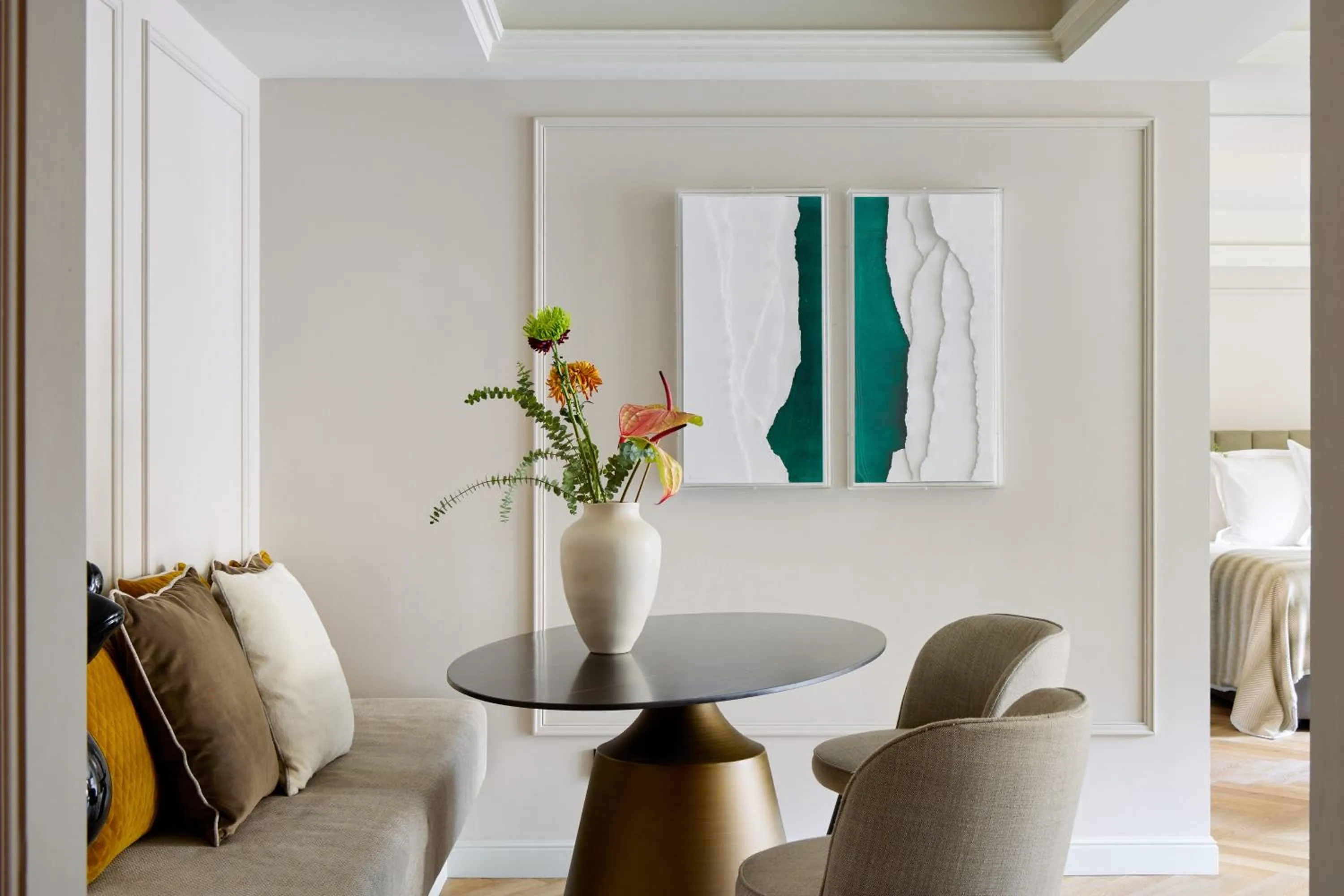 Living room in MIM Andorra Member of Melia Collection