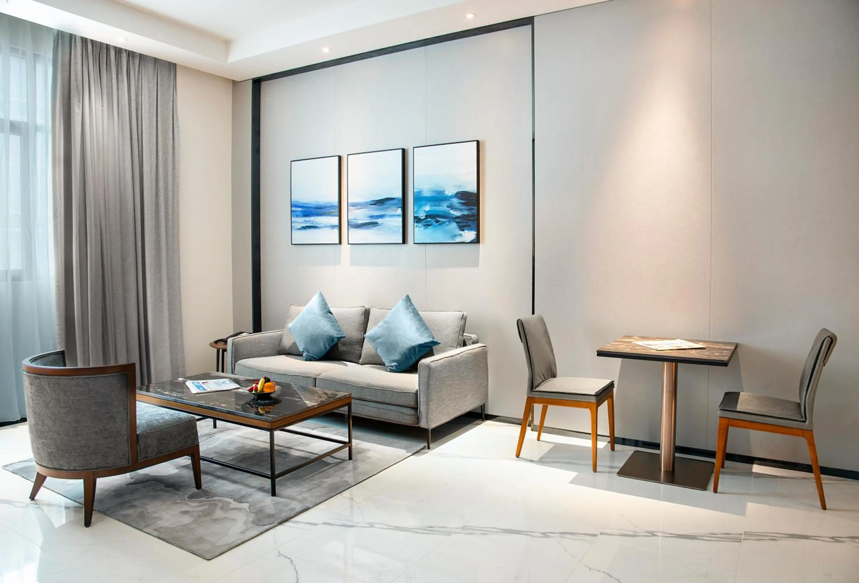 Seating area in Asiana Grand Hotel