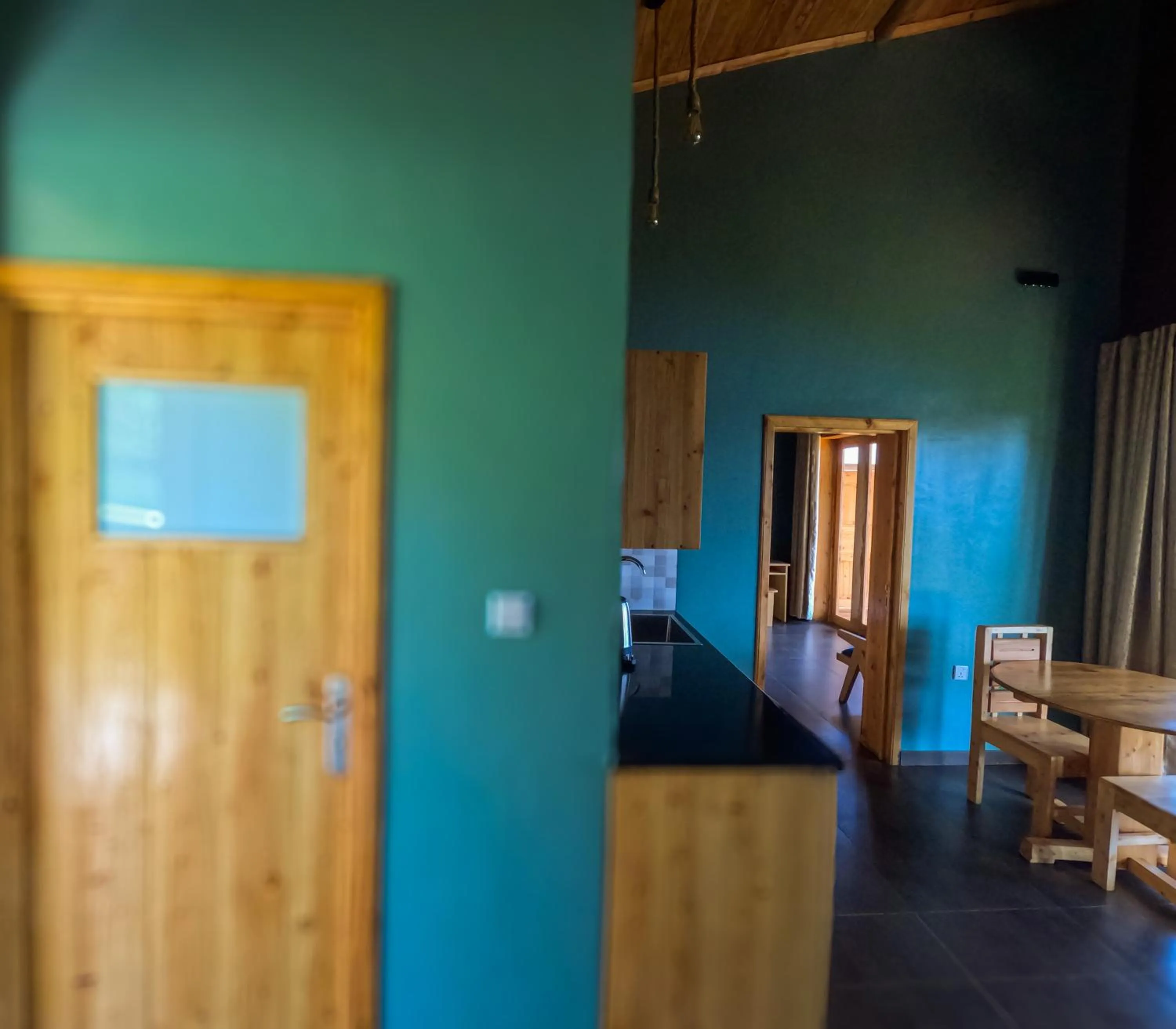 Living room in Umutuzo Lodge Kivu Lake