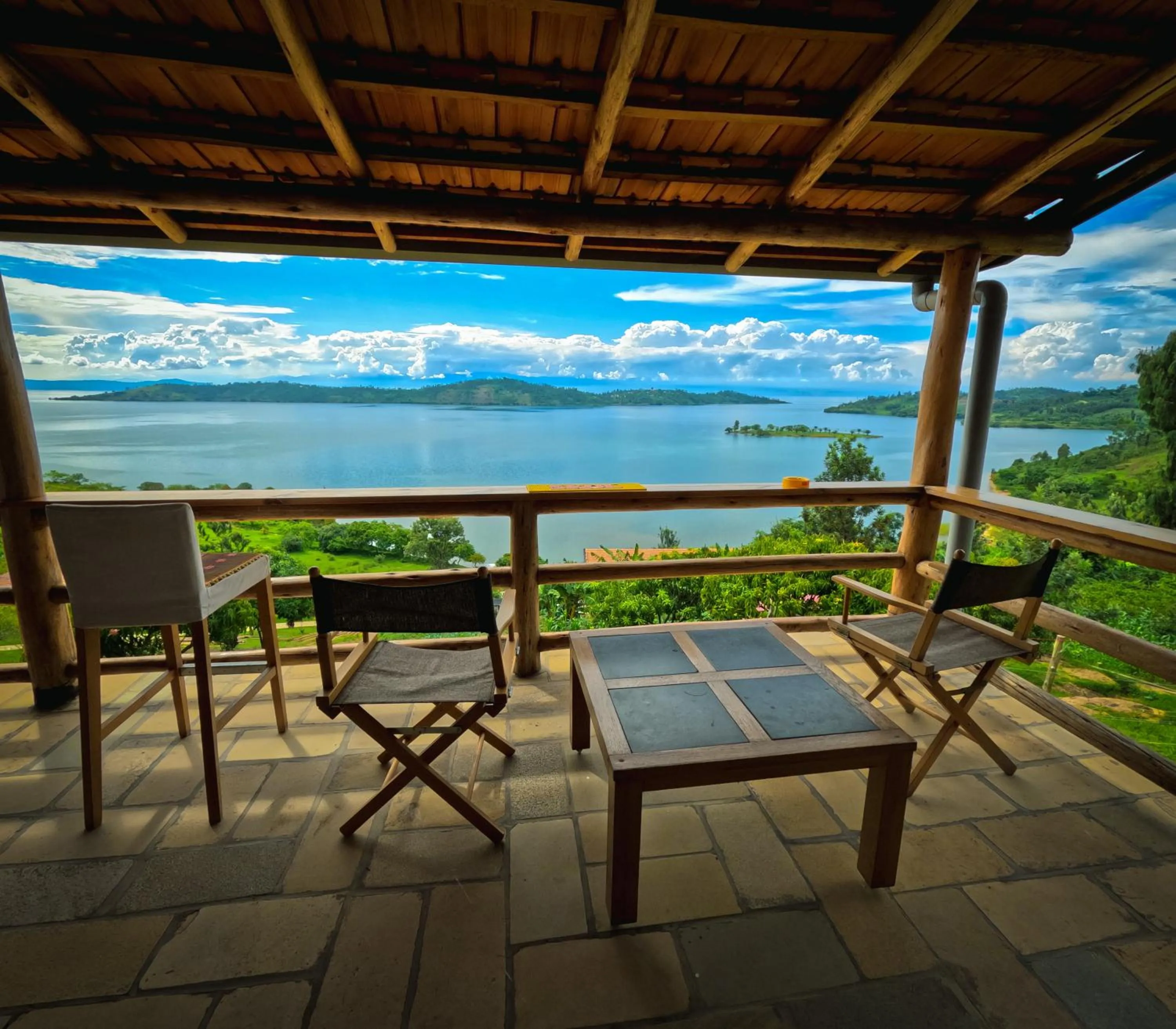 Balcony/Terrace in Umutuzo Lodge Kivu Lake