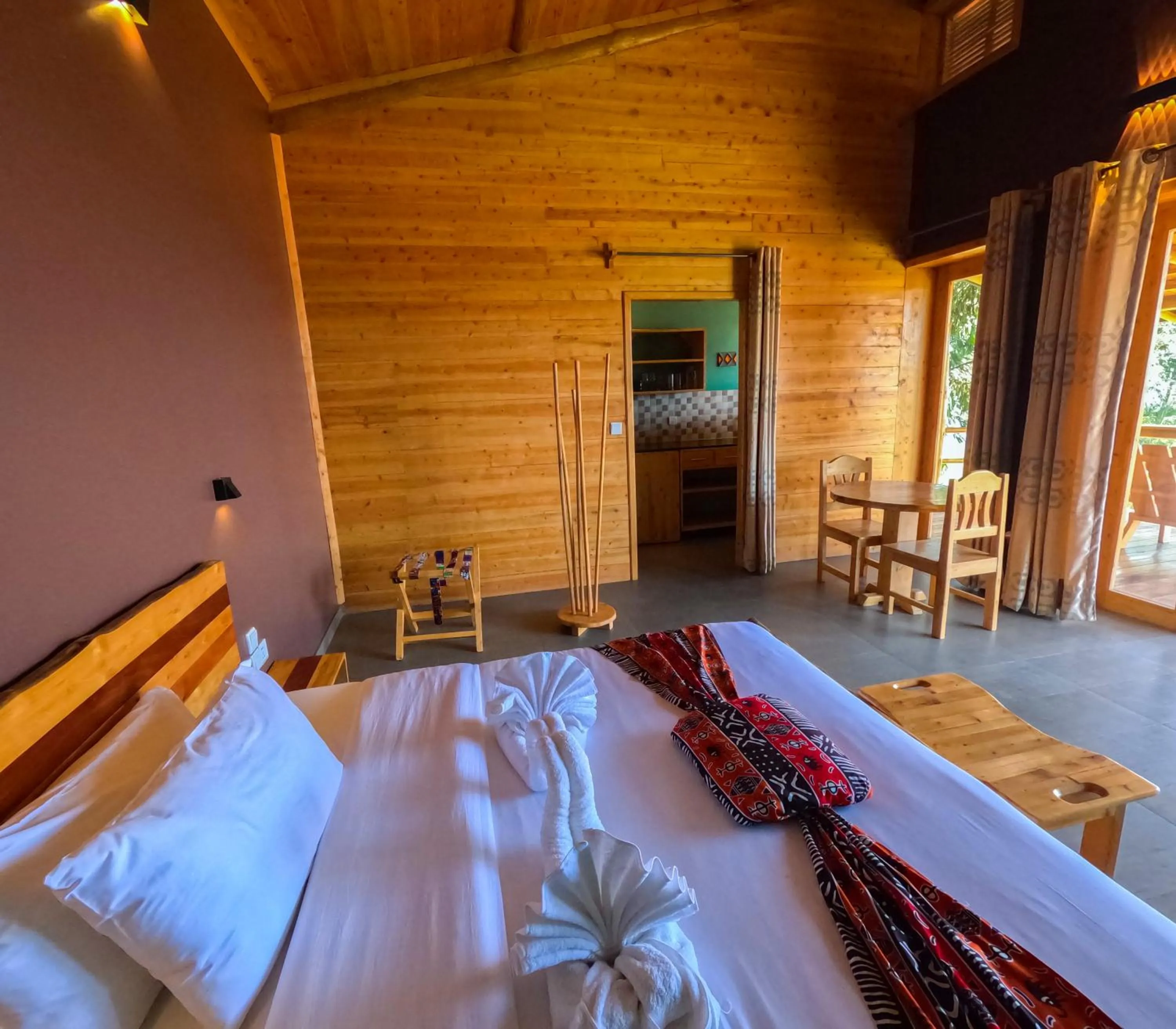 Bedroom, Bed in Umutuzo Lodge Kivu Lake