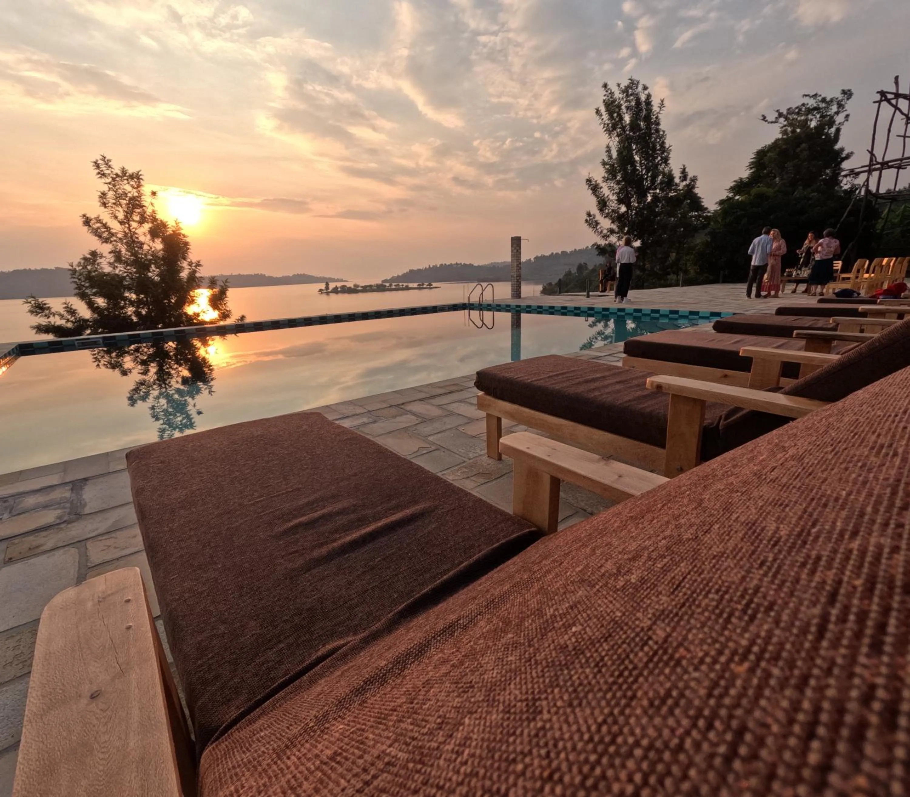 Swimming pool in Umutuzo Lodge Kivu Lake