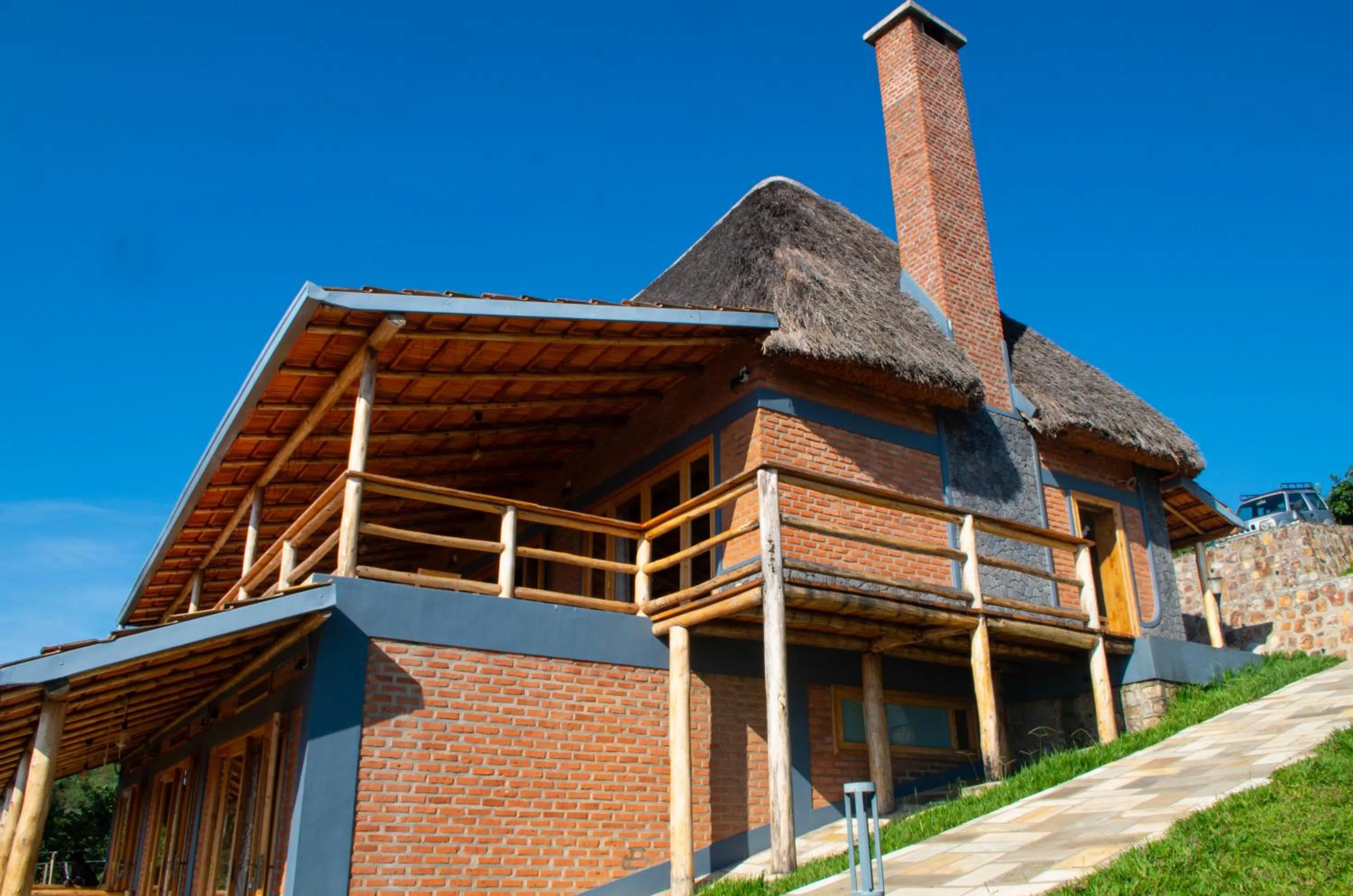 Property building in Umutuzo Lodge Kivu Lake