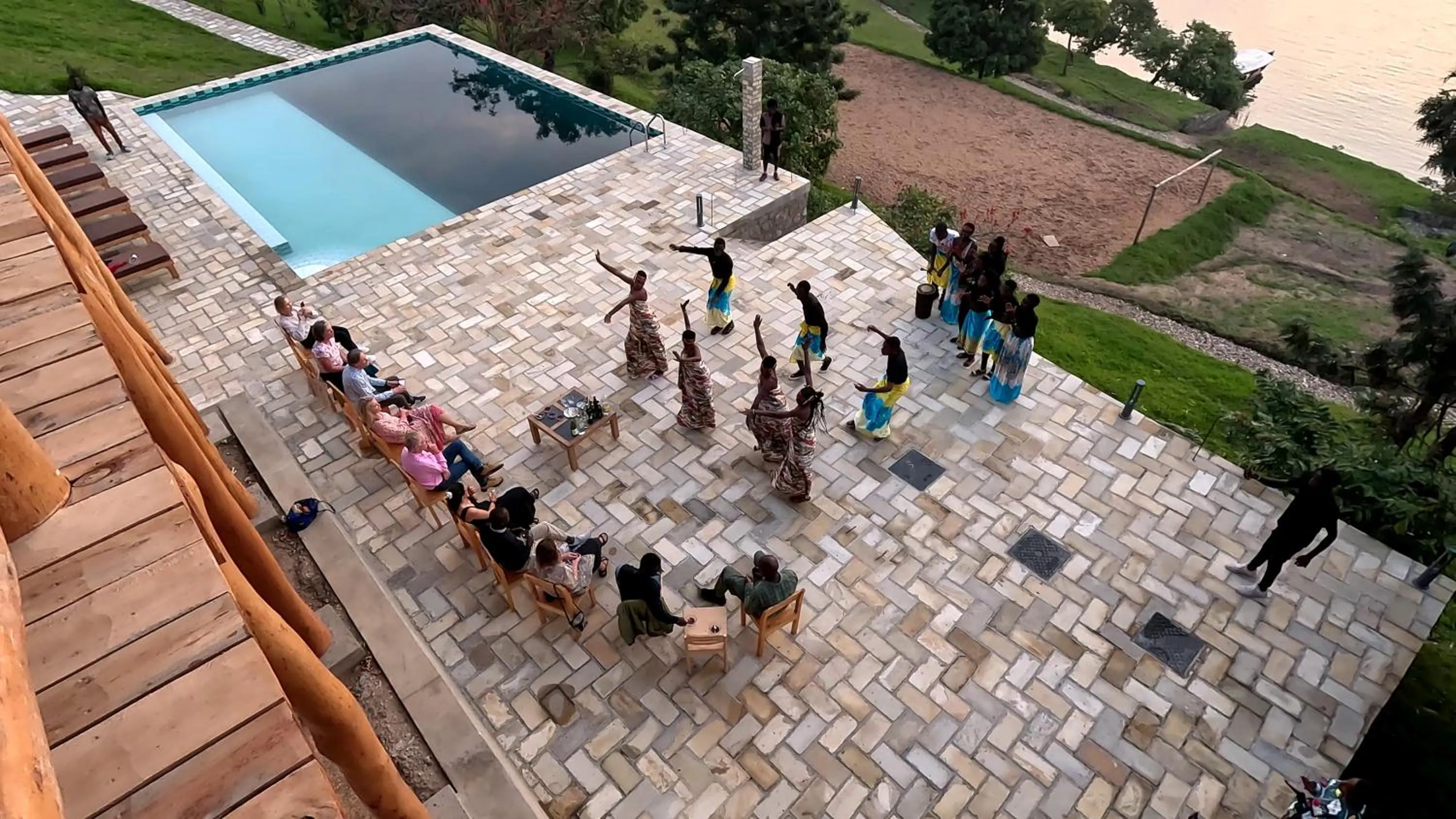 Property building in Umutuzo Lodge Kivu Lake