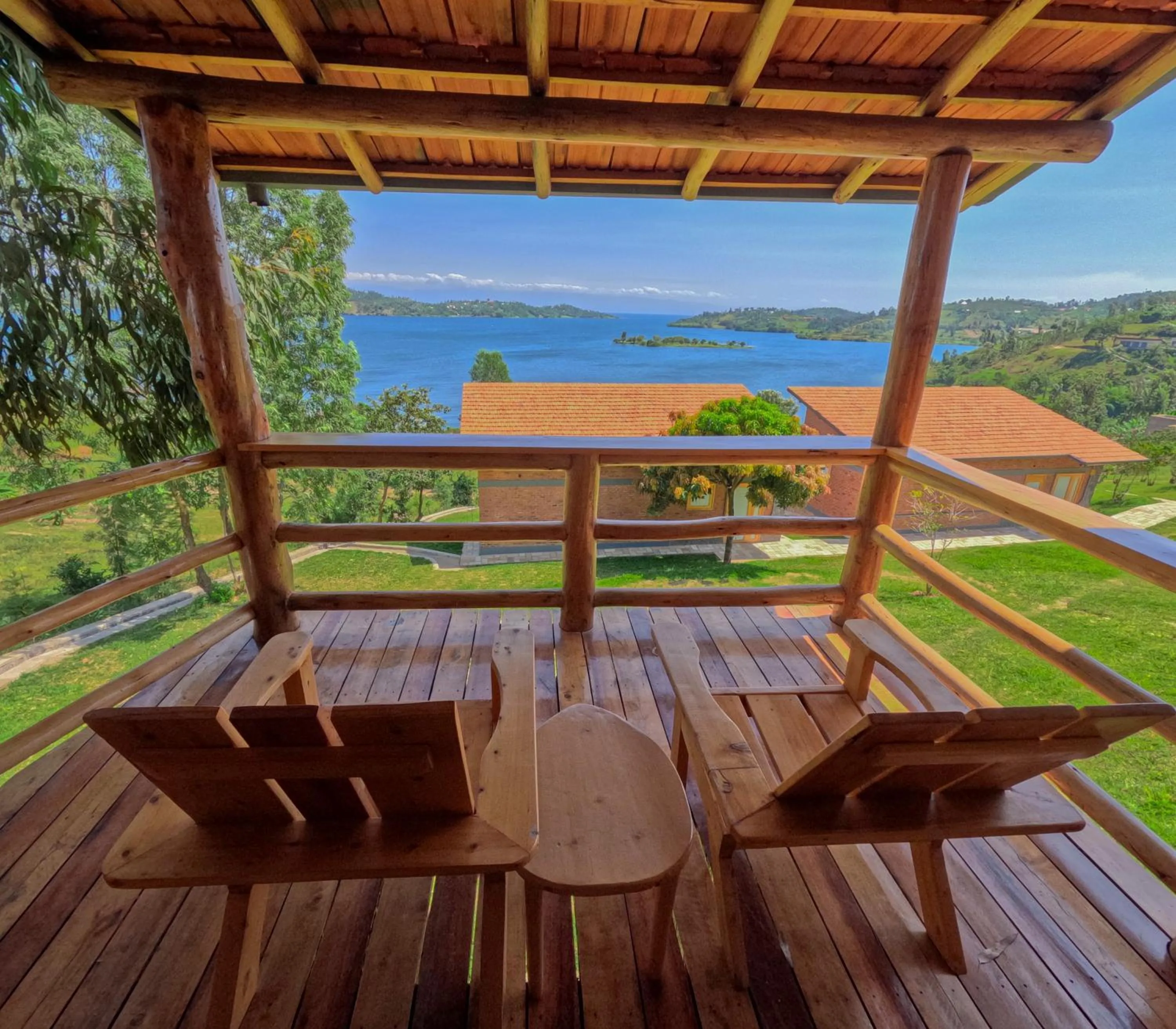 Natural landscape in Umutuzo Lodge Kivu Lake