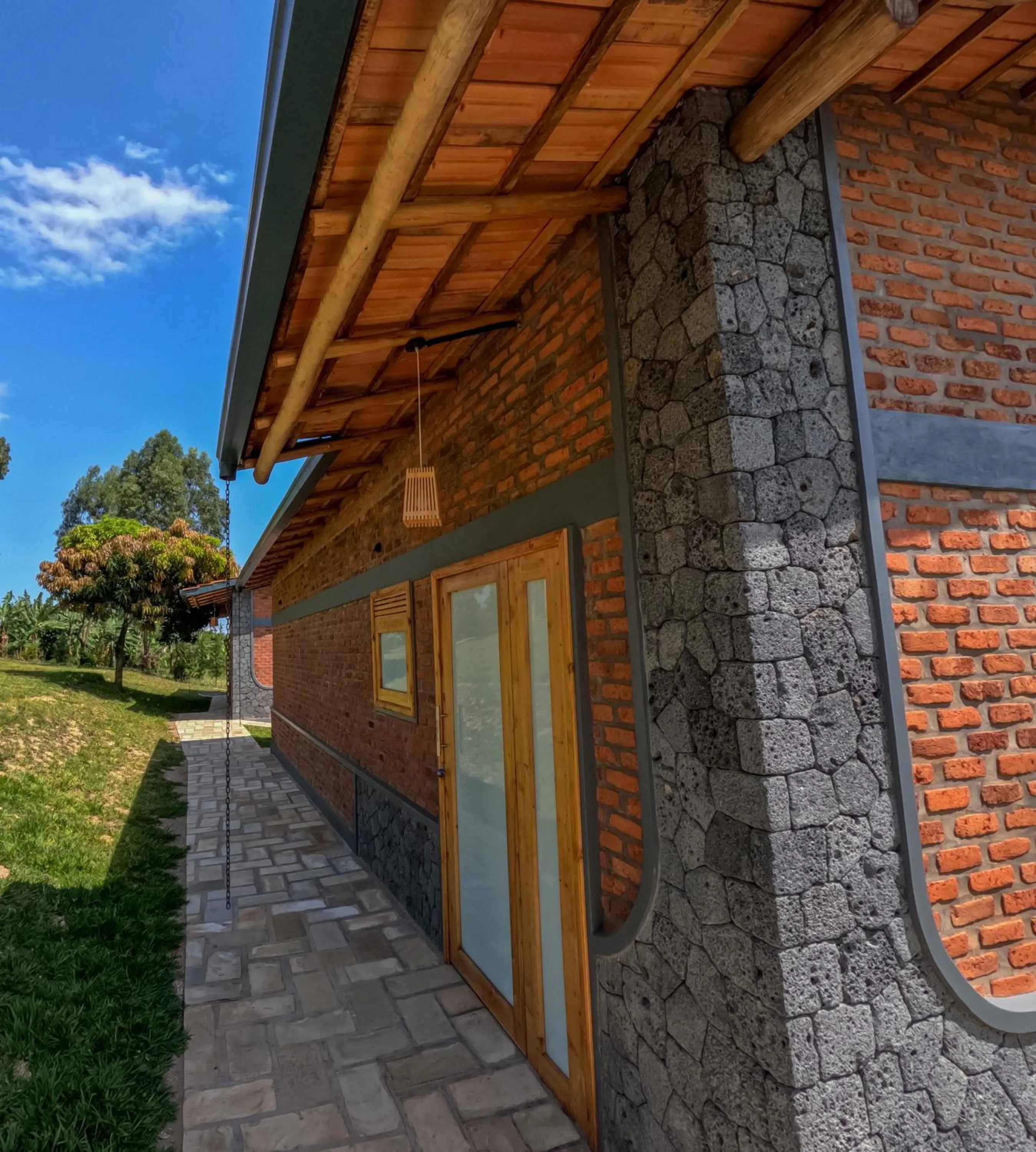 Property building in Umutuzo Lodge Kivu Lake
