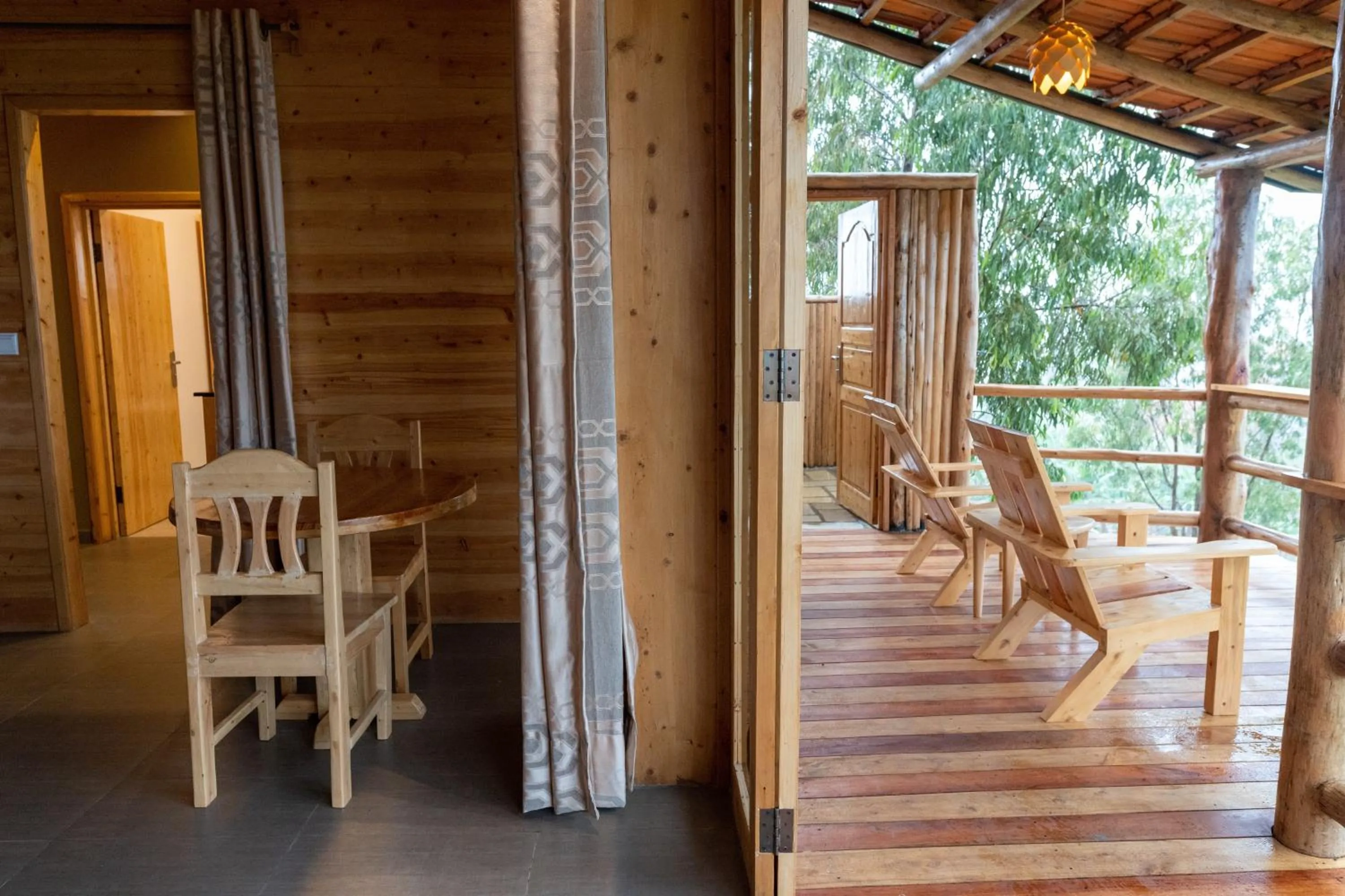 Balcony/Terrace in Umutuzo Lodge Kivu Lake