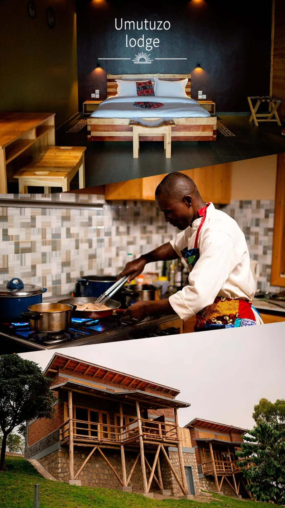 Restaurant/places to eat in Umutuzo Lodge Kivu Lake