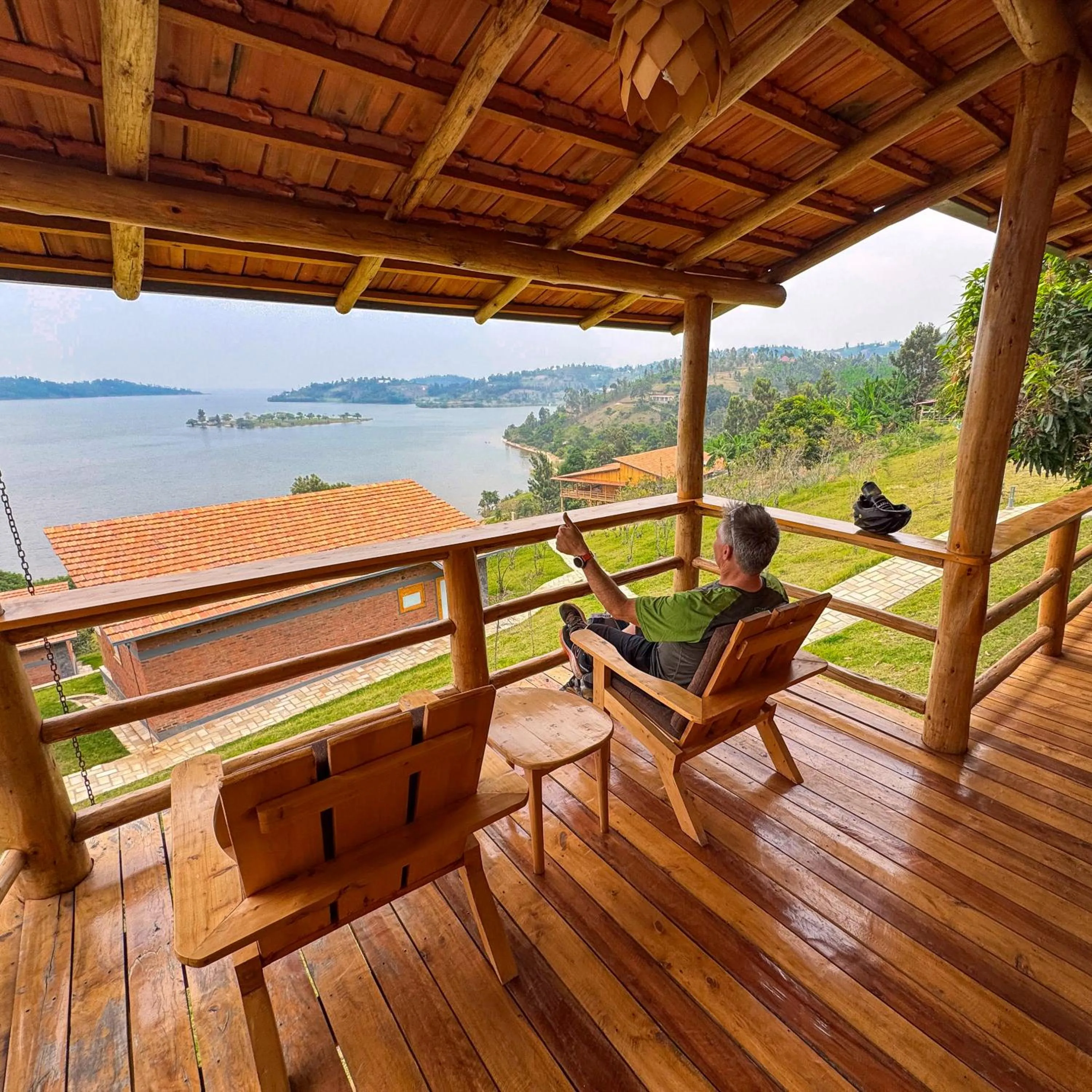 View (from property/room) in Umutuzo Lodge Kivu Lake