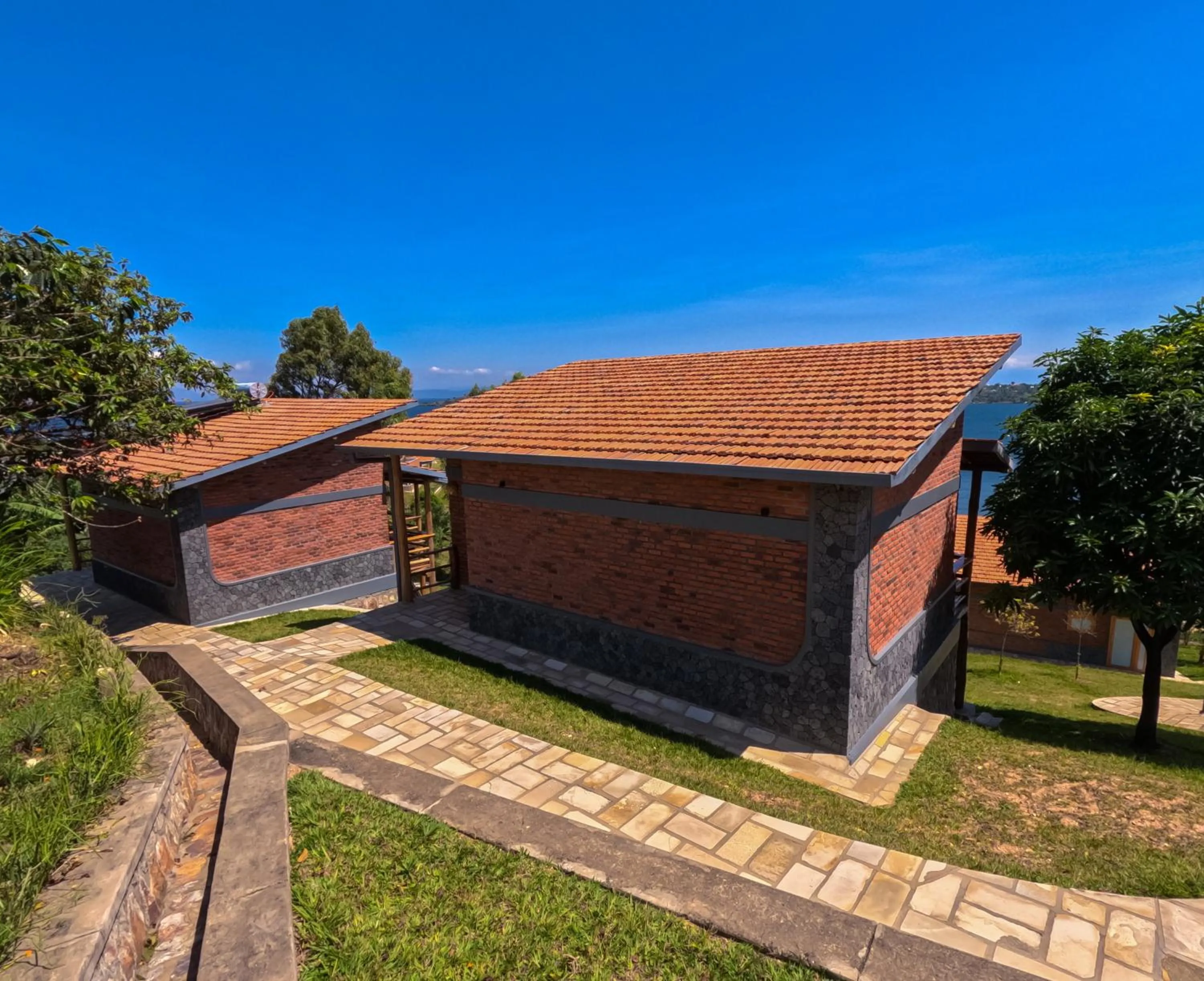 Property building in Umutuzo Lodge Kivu Lake