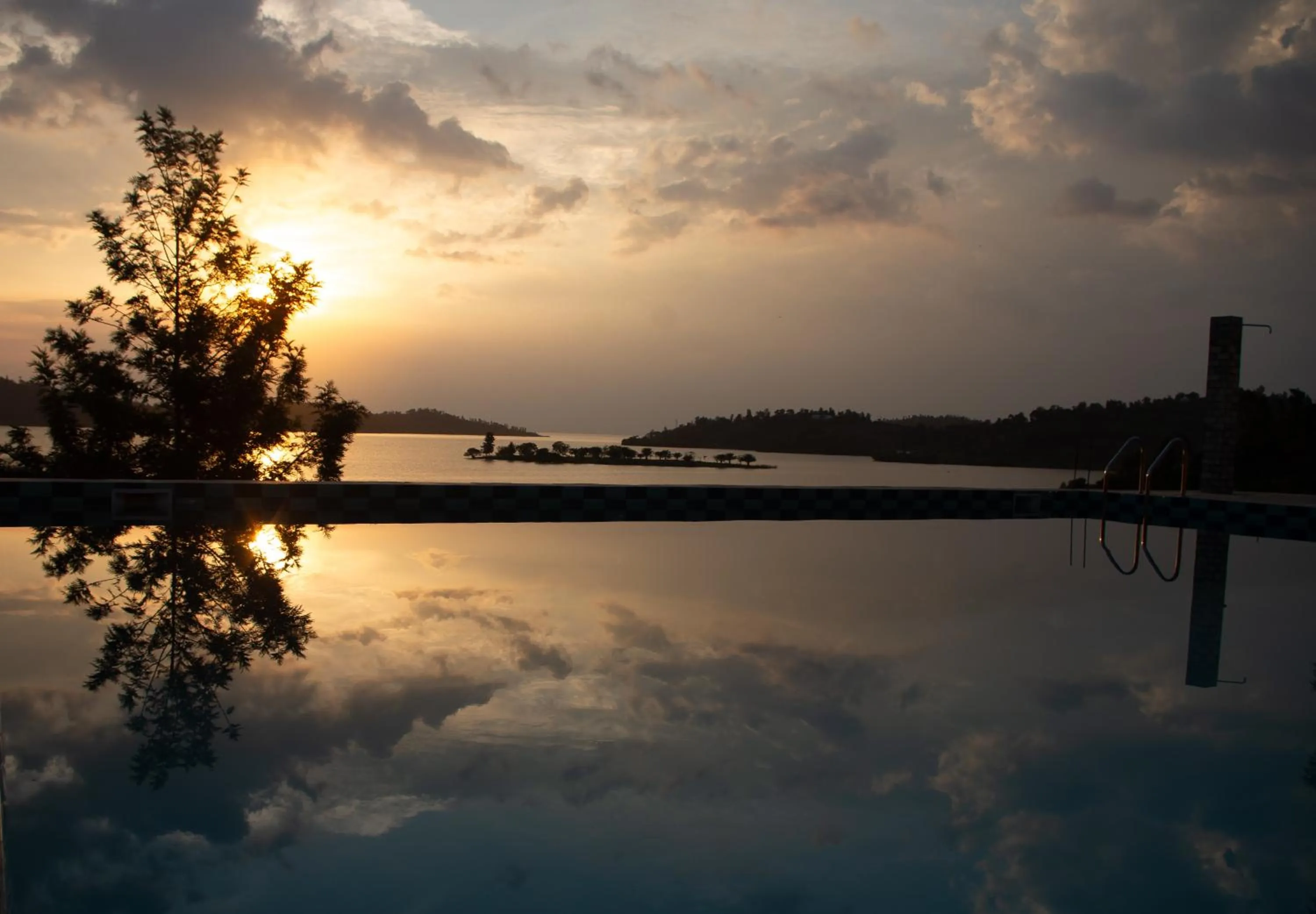 Lake view in Umutuzo Lodge Kivu Lake