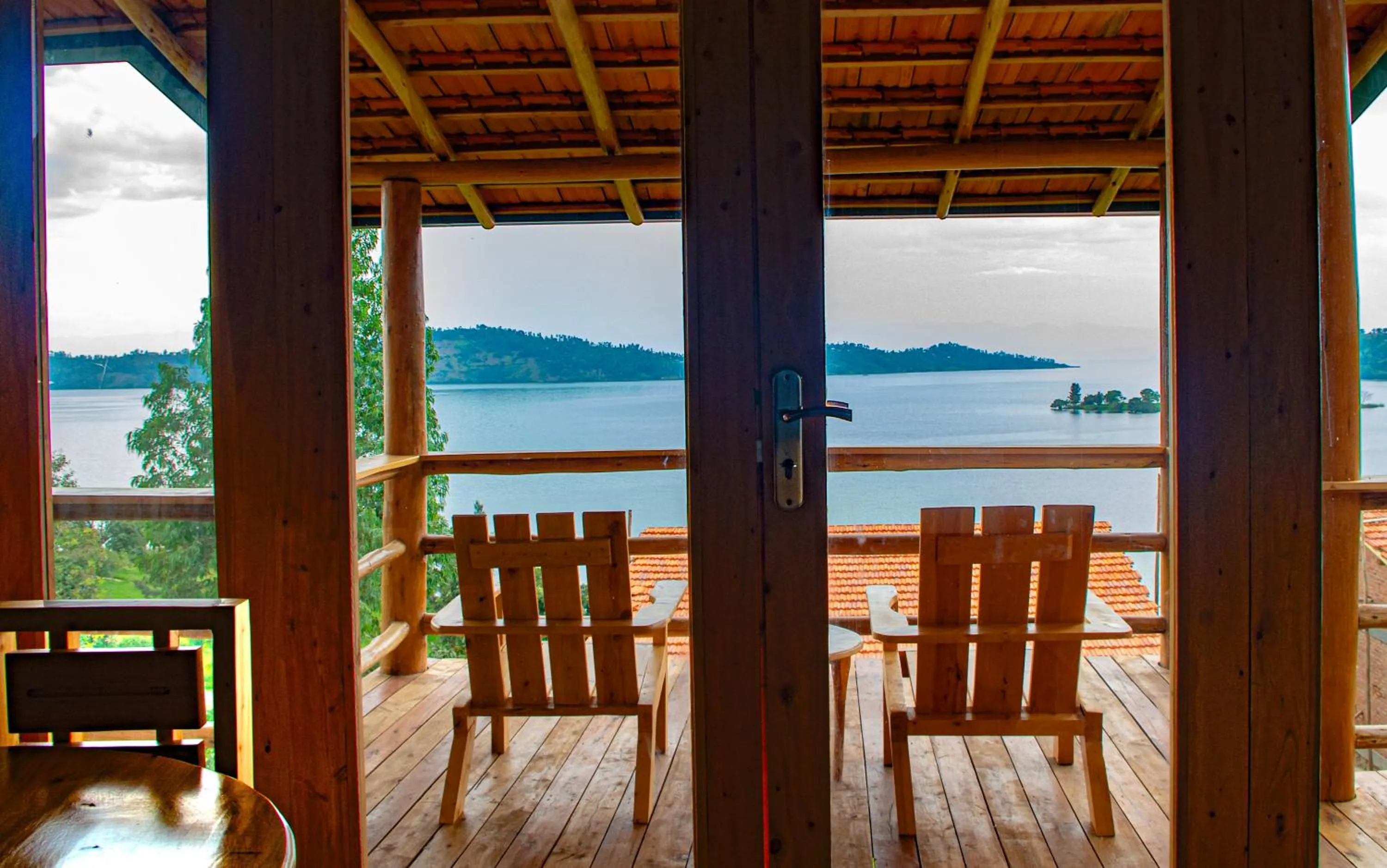 Balcony/Terrace in Umutuzo Lodge Kivu Lake