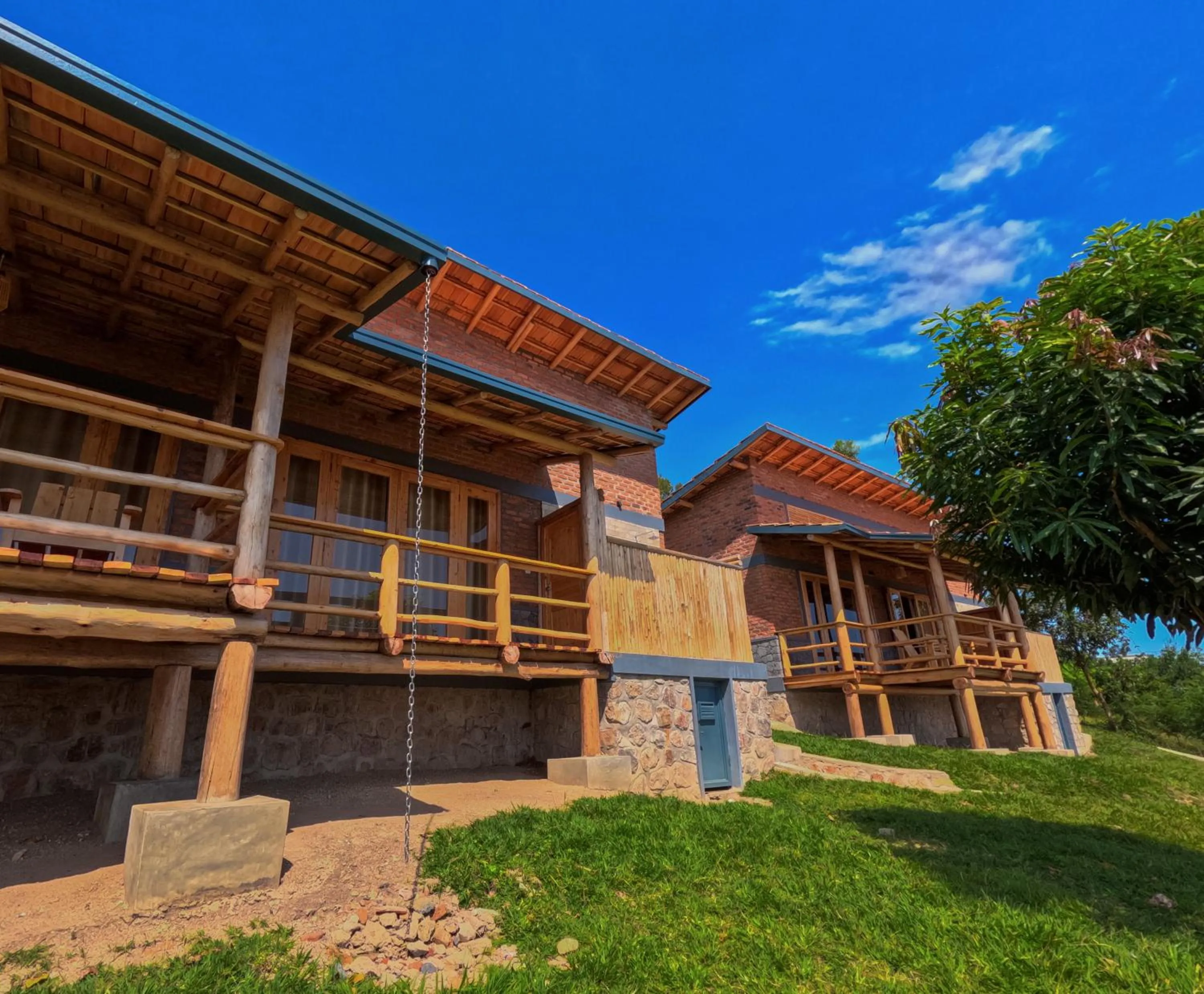 Property building in Umutuzo Lodge Kivu Lake