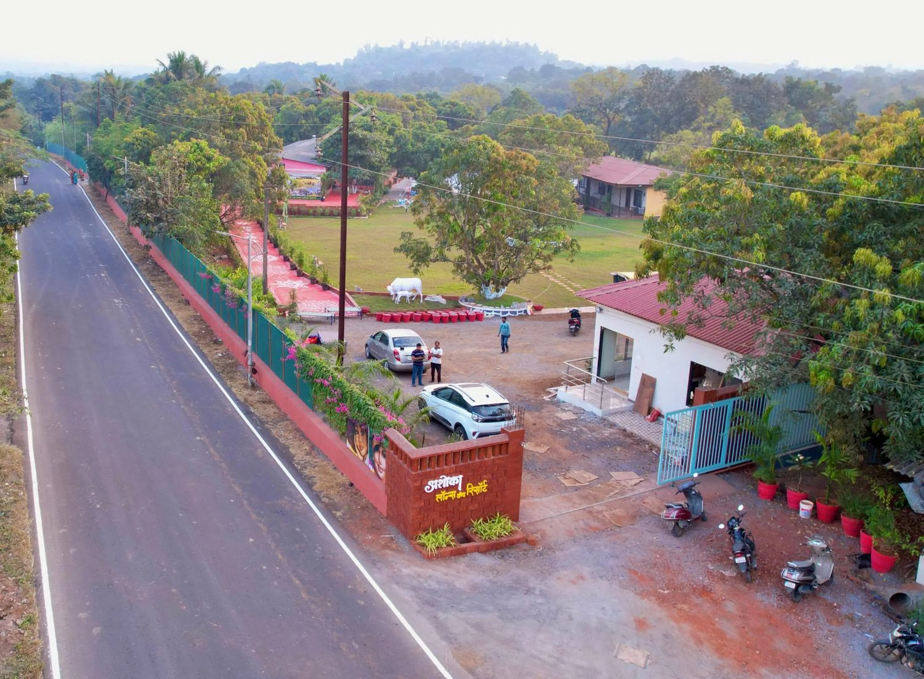 Street view in Ashoka Lawns and Resort