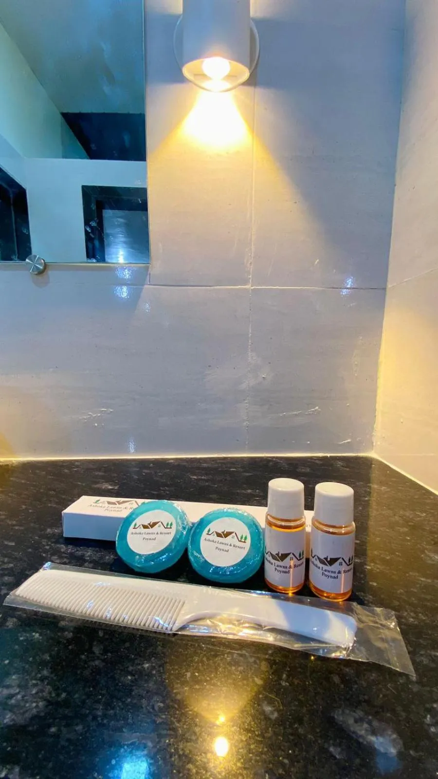 Bathroom in Ashoka Lawns and Resort