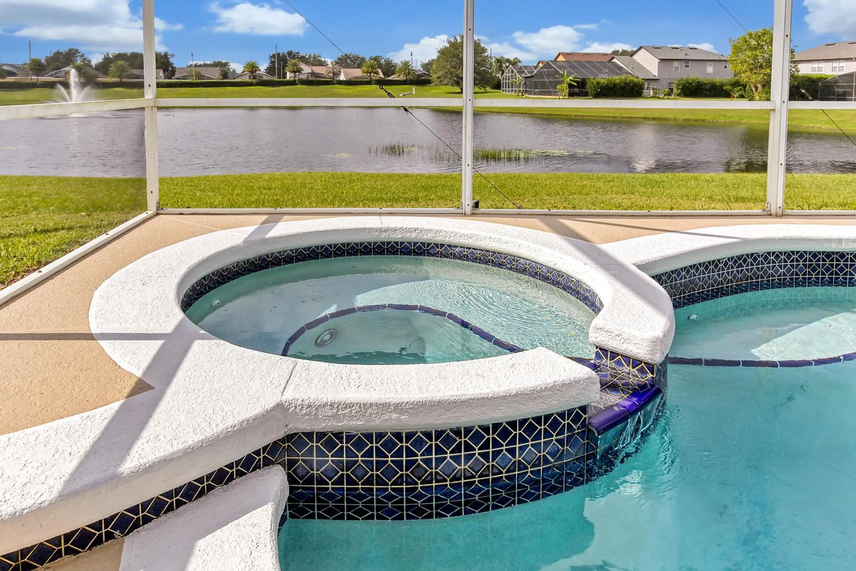 Natural landscape in Star Lake Oasis - 4 bed family pool home