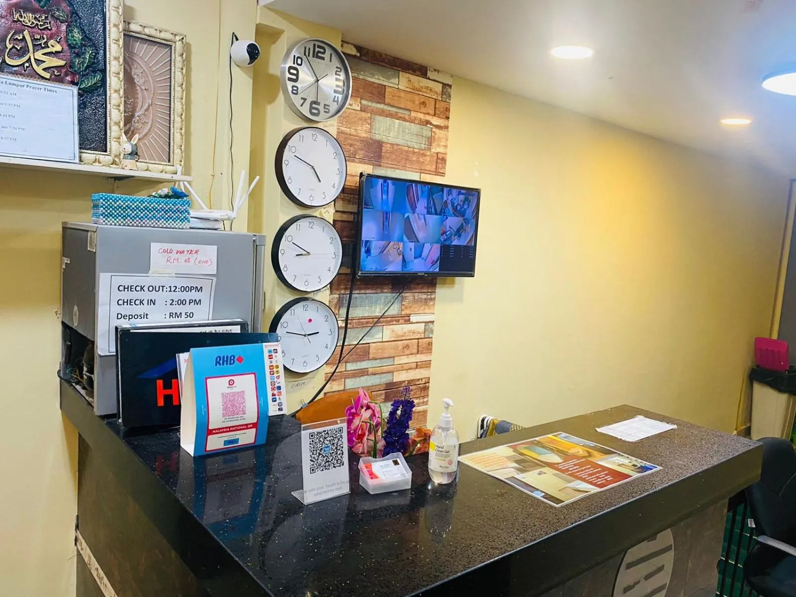 Lobby or reception in RAS Hotel