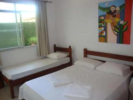 Bed in Hotel Pousada Terras do Sem Fim