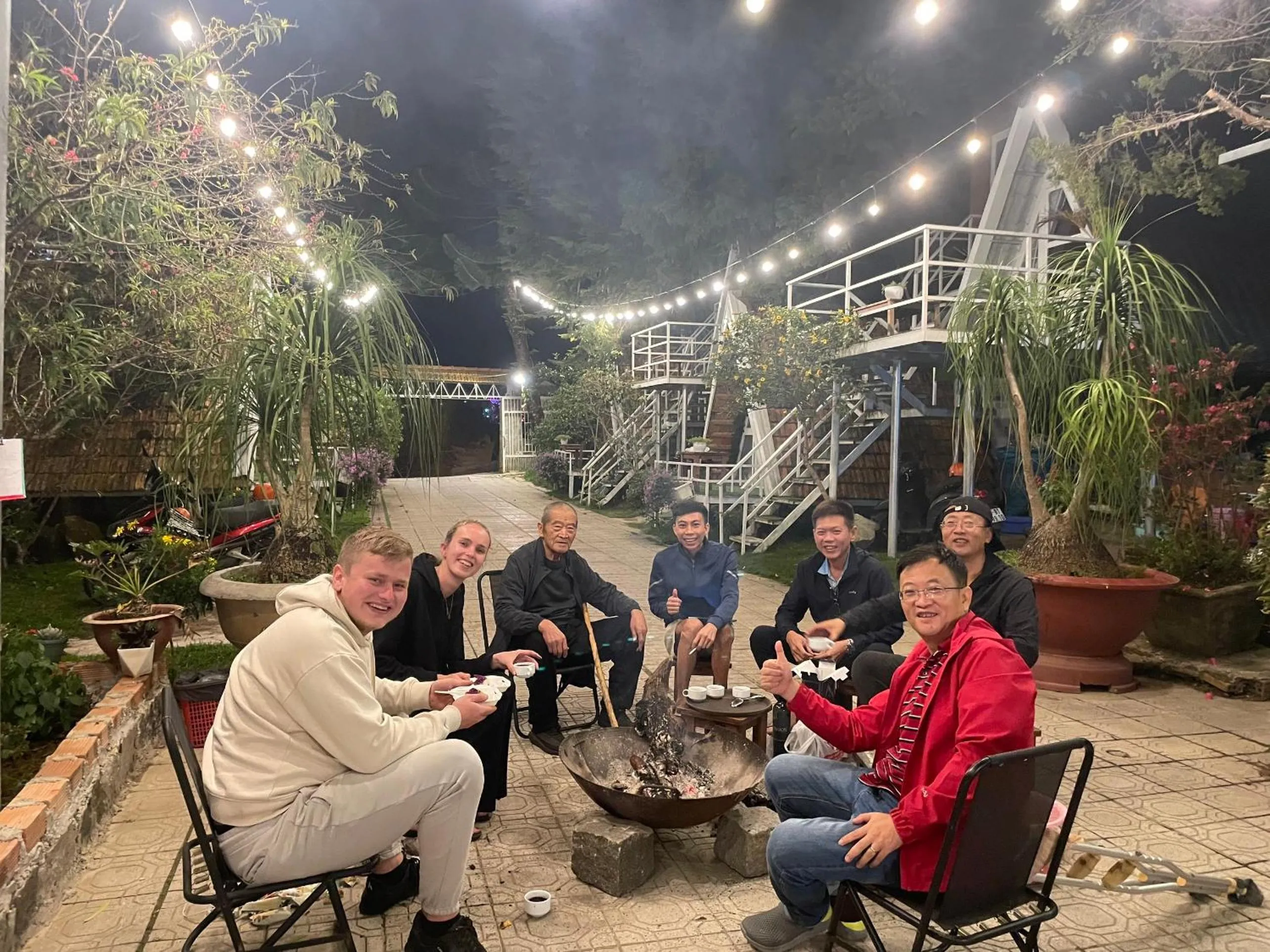 Night in Hoa Son Village Da Lat