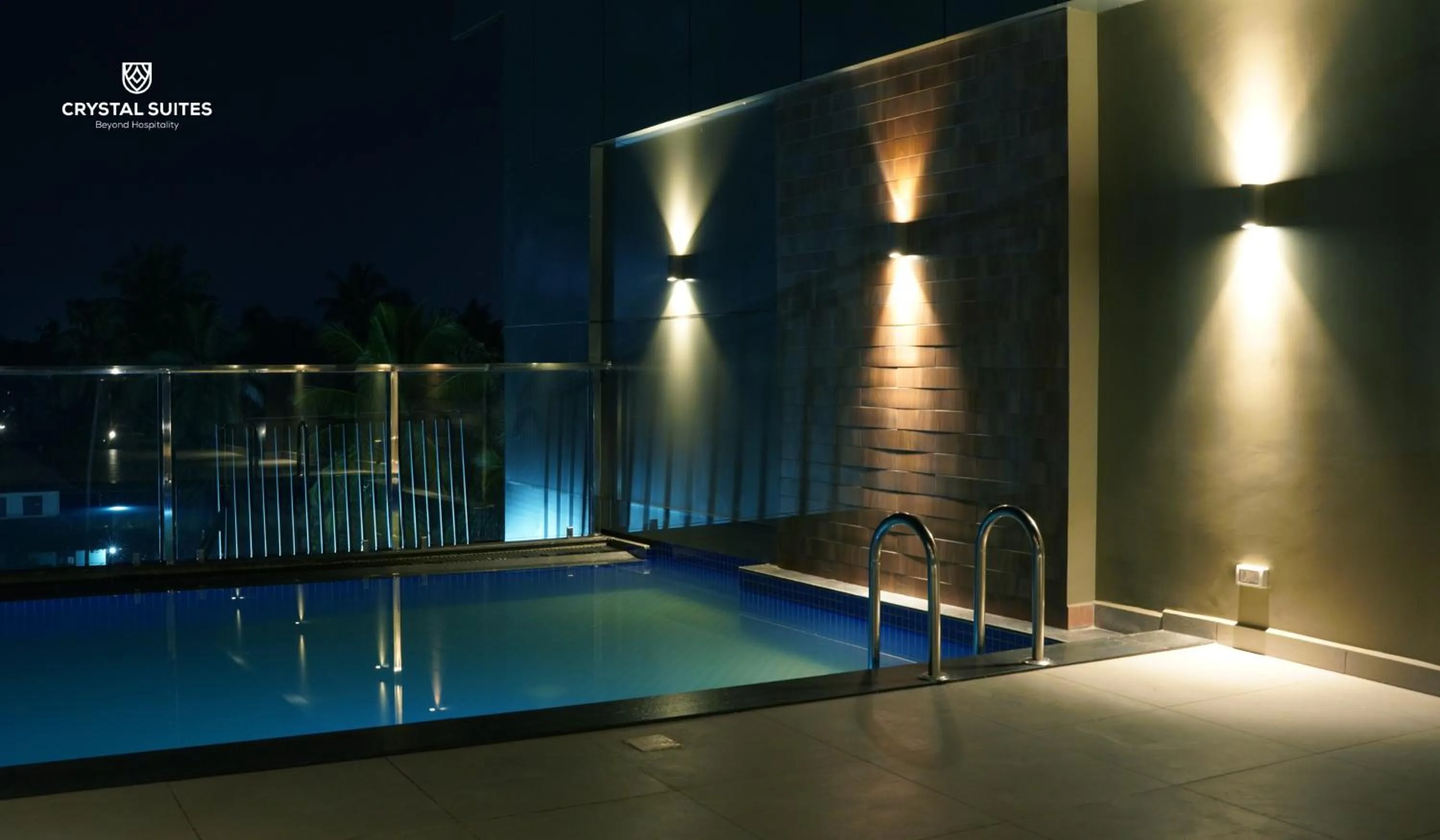 Swimming pool in Crystal Suites