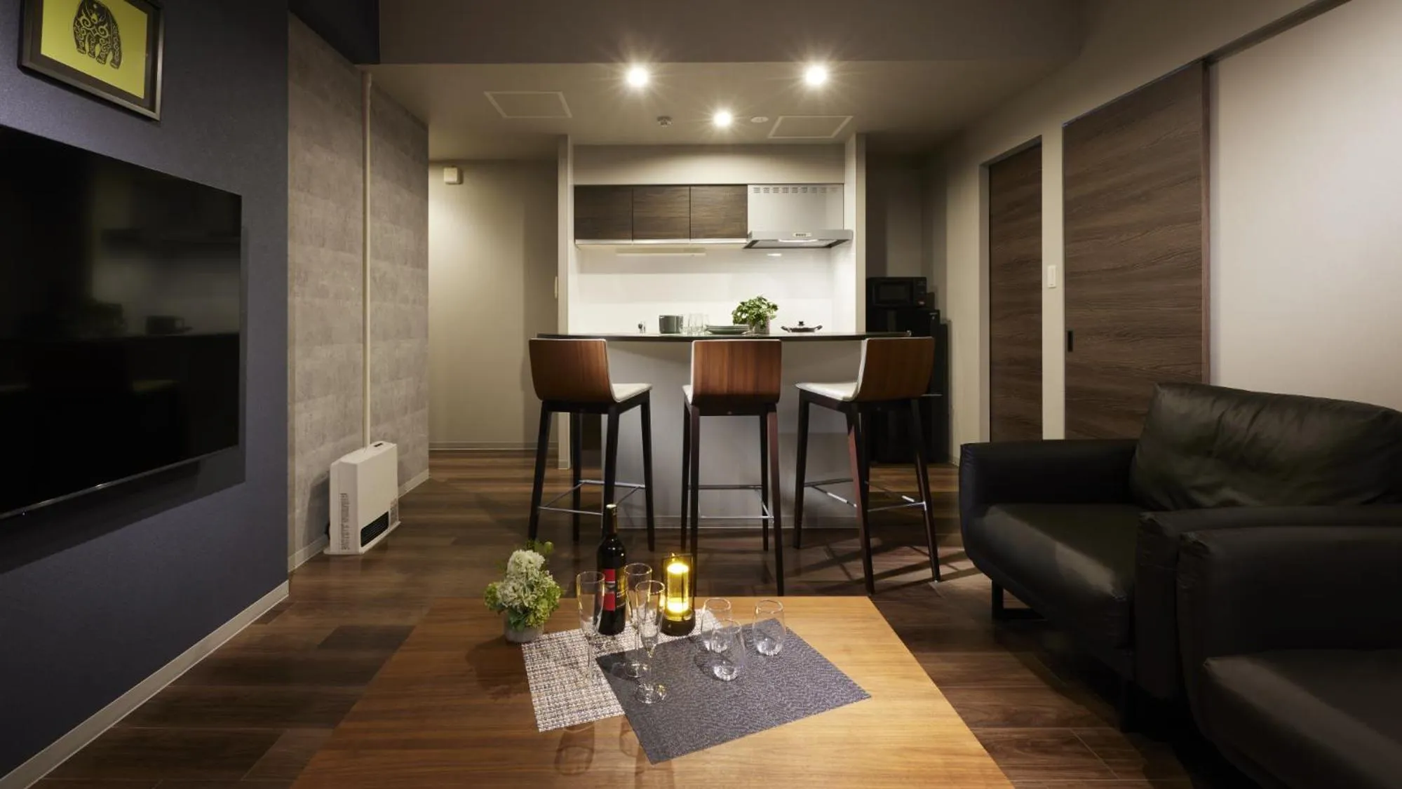 Living room in Minn Chitose