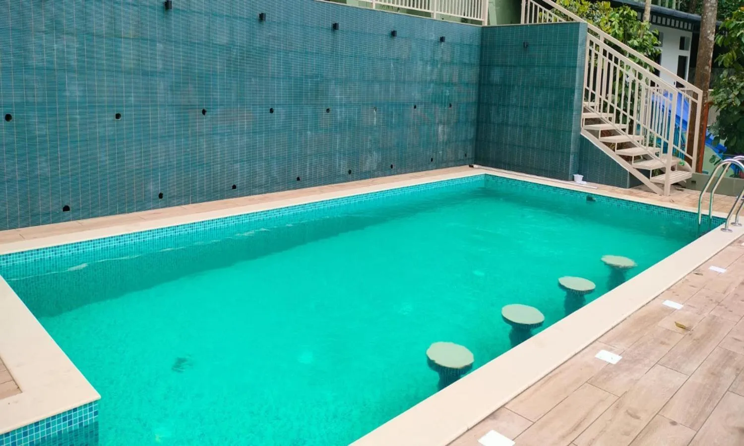 Pool view in British County Resorts