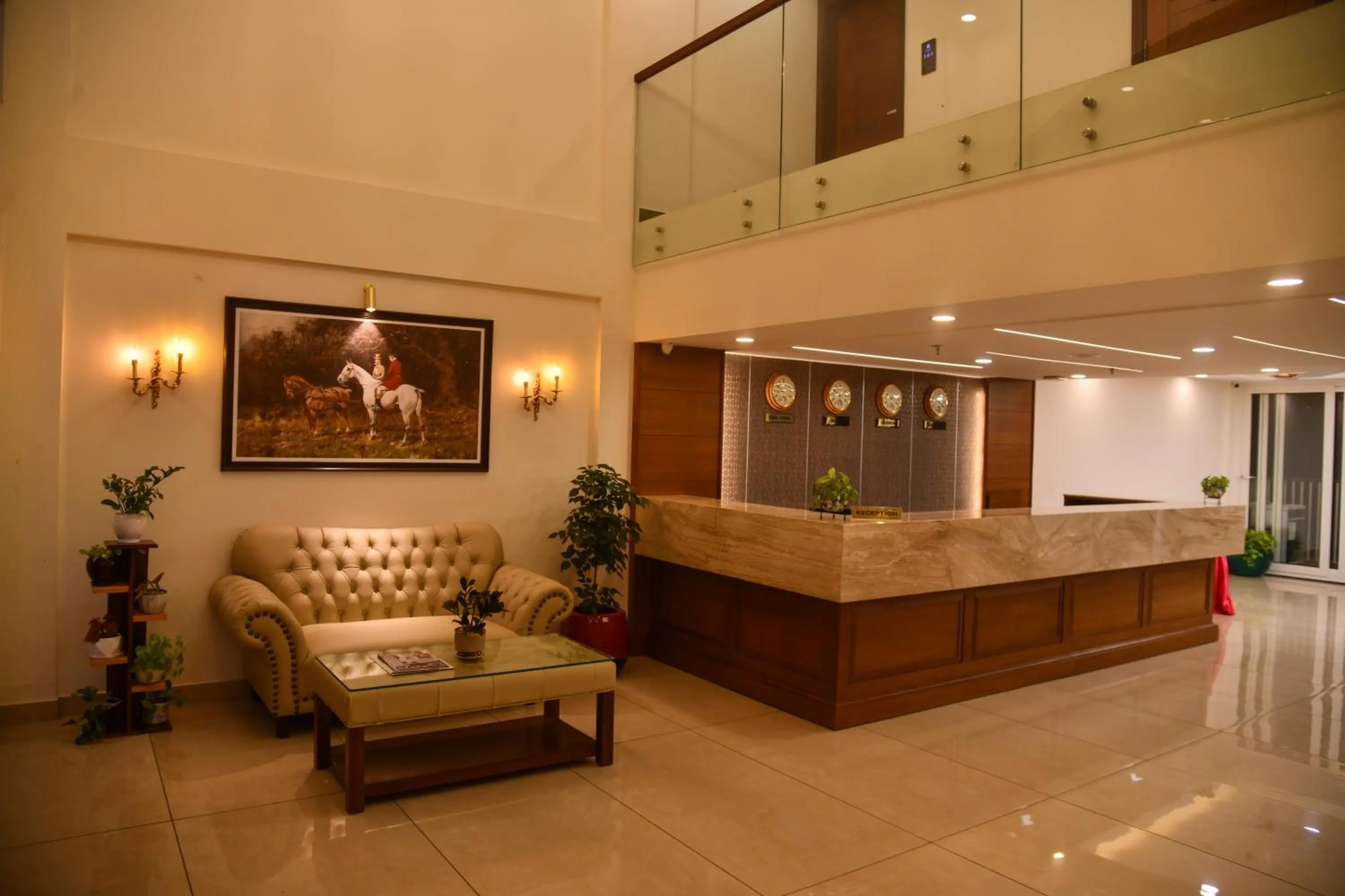 Lobby or reception in British County Resorts