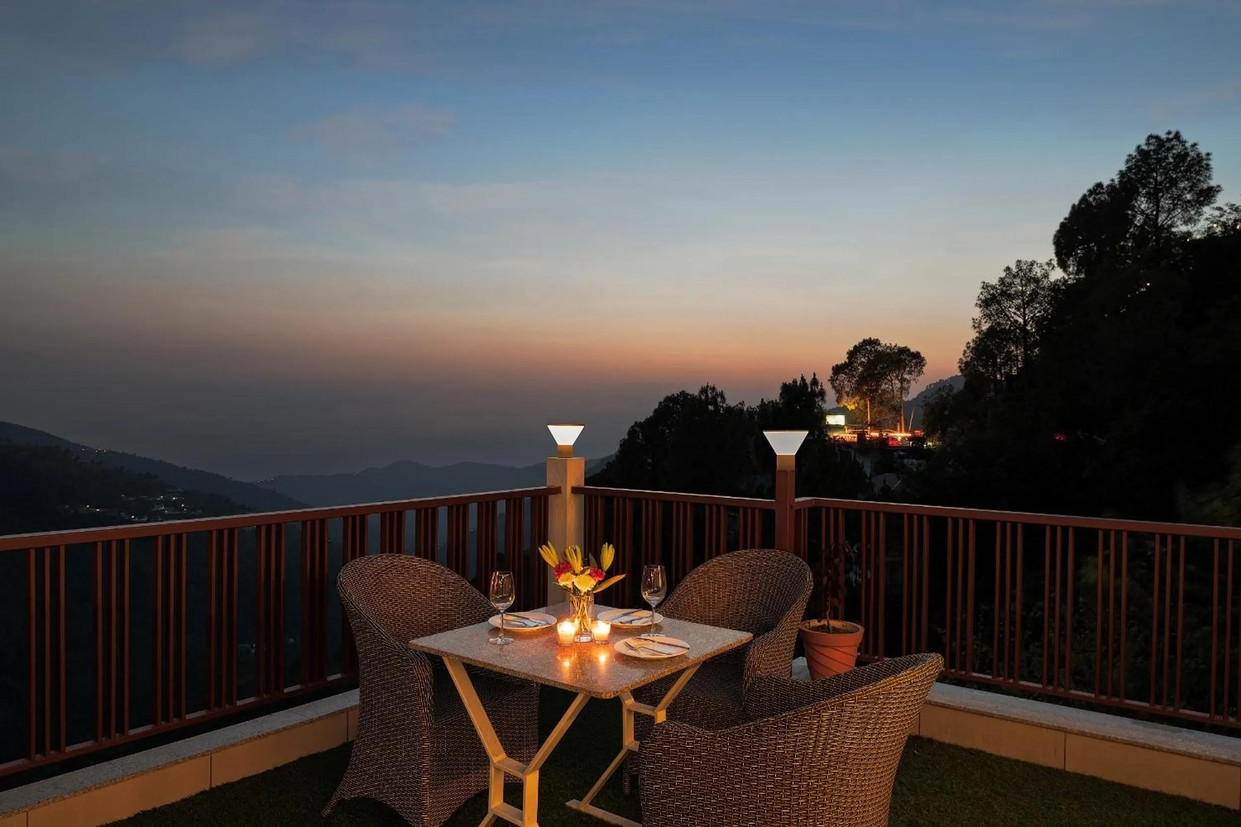 Balcony/Terrace in Hotel The Chabal