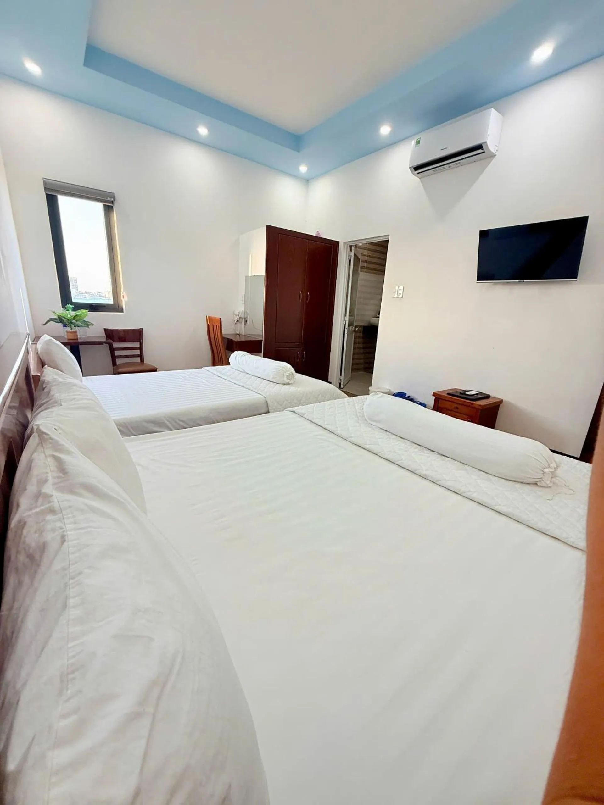 Bed in Khách sạn Anh Tuấn