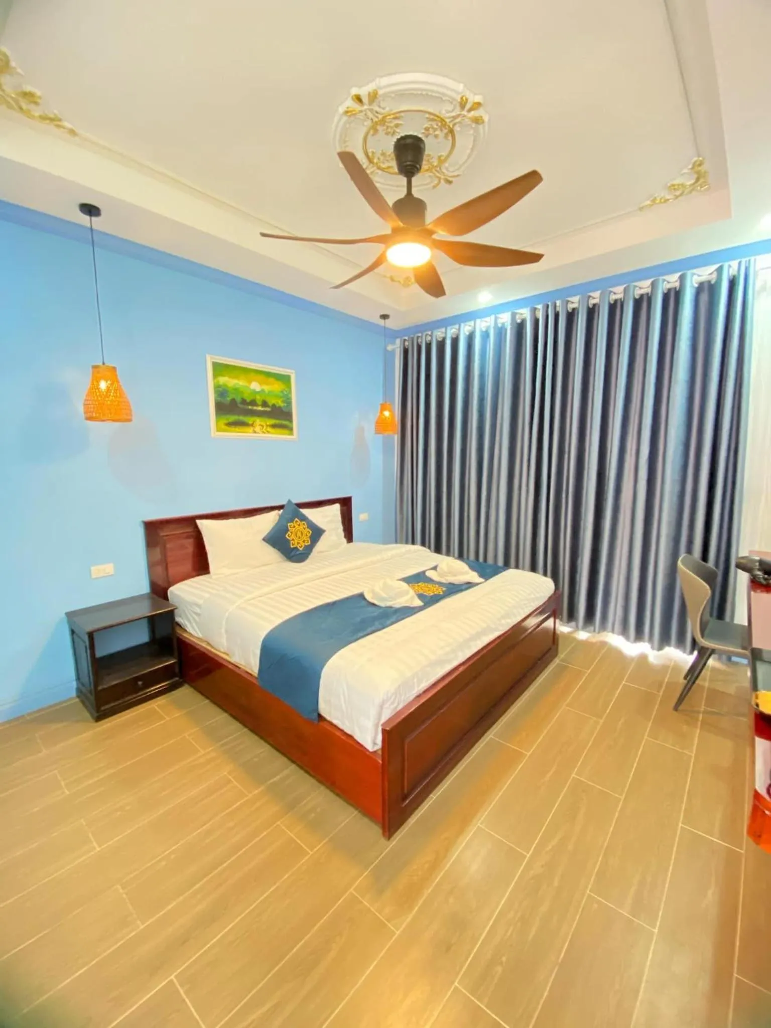 Bed in Sadakham Hotel