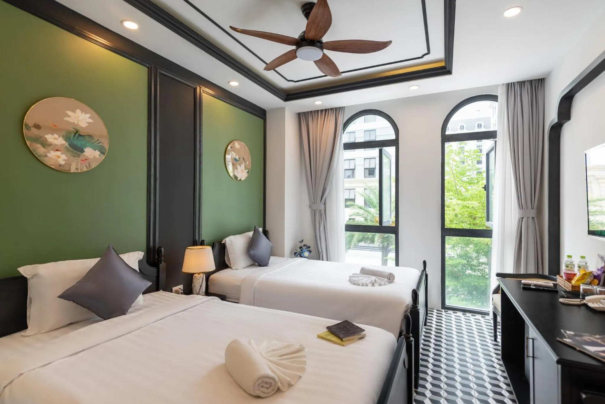 Bedroom, Bed in Le Palmier Phu Quoc Hotel - Free Shuttle To Grand World