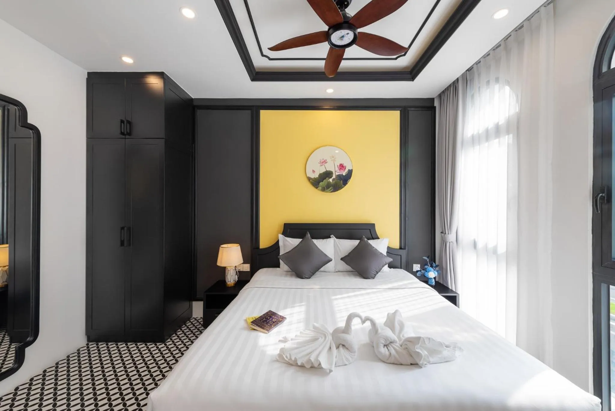 Photo of the whole room, Bed in Le Palmier Phu Quoc Hotel - Free Shuttle To Grand World