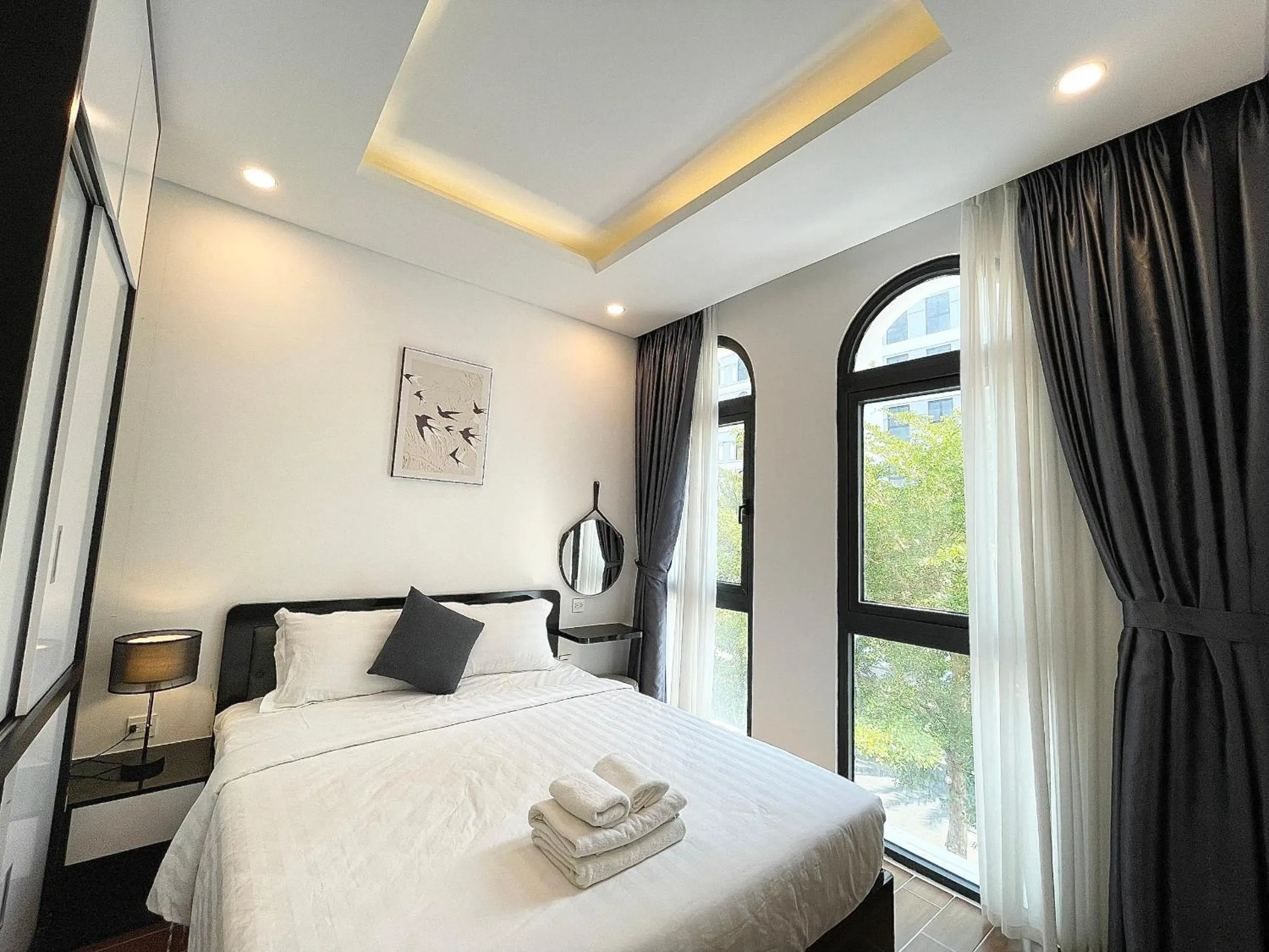 Photo of the whole room, Bed in Le Palmier Phu Quoc Hotel - Free Shuttle To Grand World