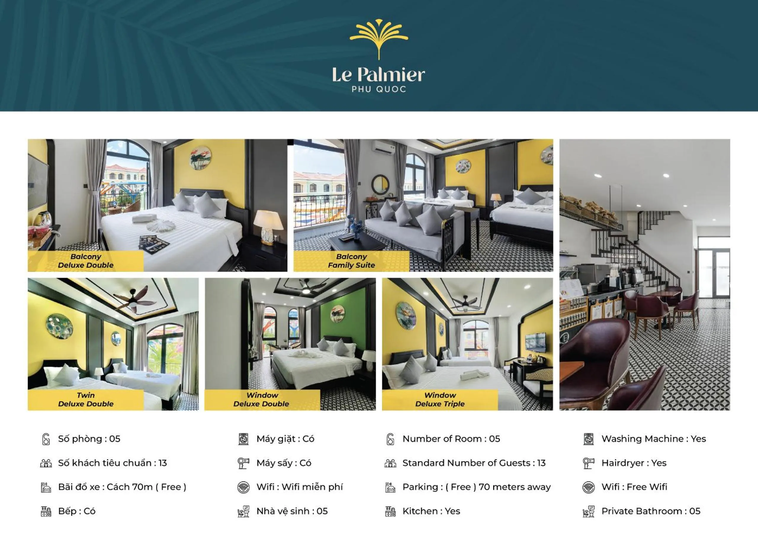 Photo of the whole room, Bed in Le Palmier Phu Quoc Hotel - Free Shuttle To Grand World