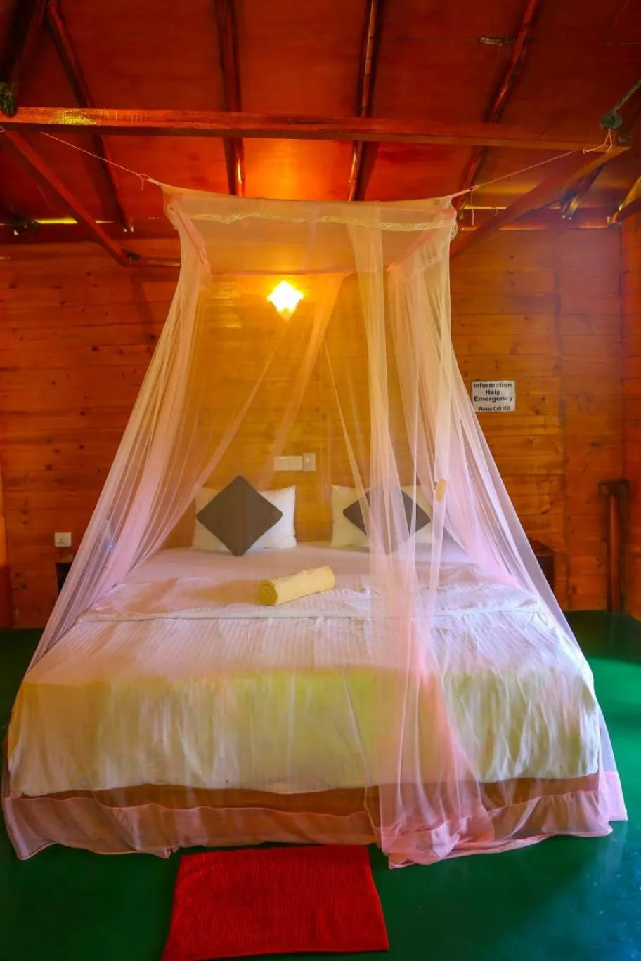 Bed in Ella Bamboo Cabana