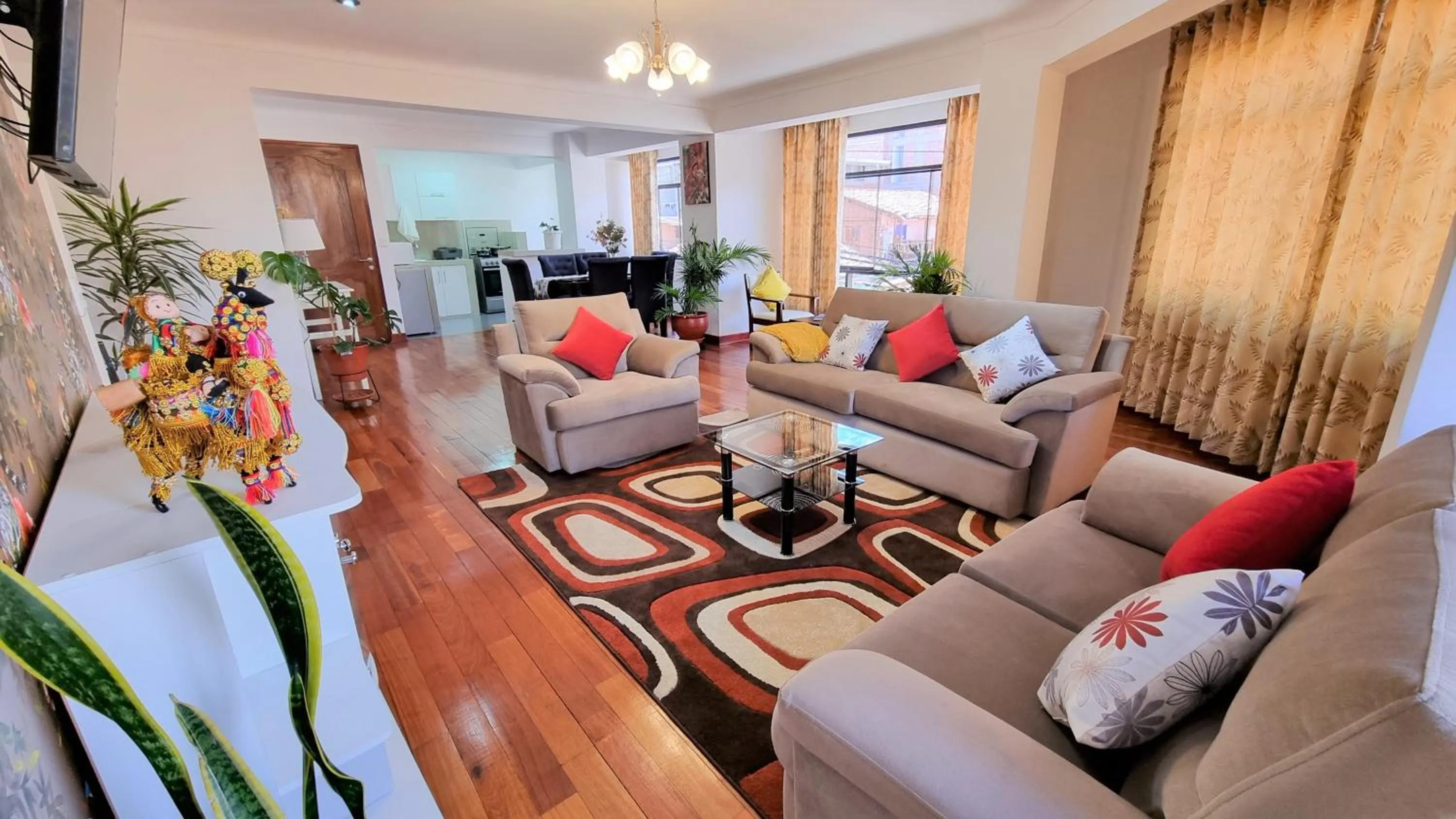 Living room in Hotel-Apartment INKASABIOS