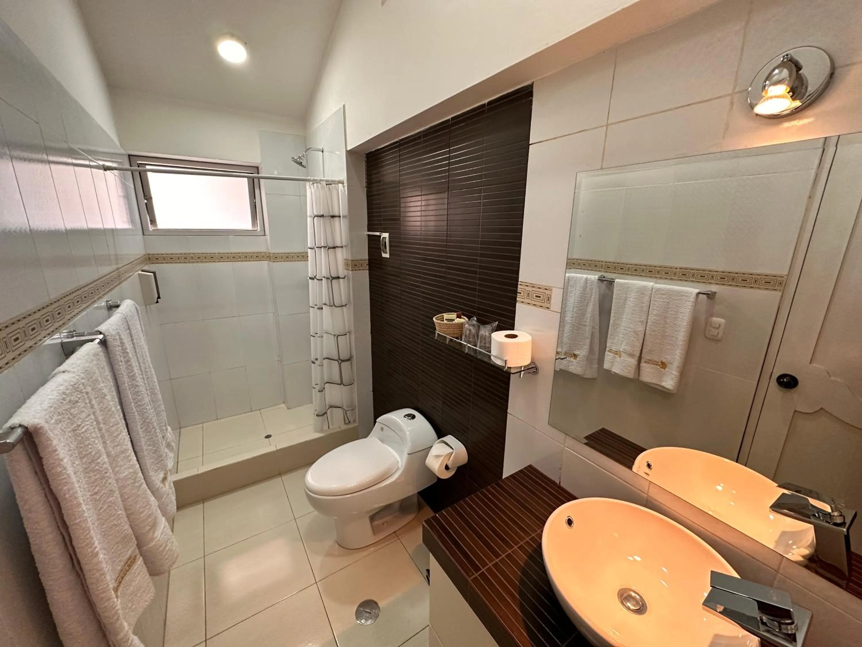 Shower in Hotel-Apartment INKASABIOS