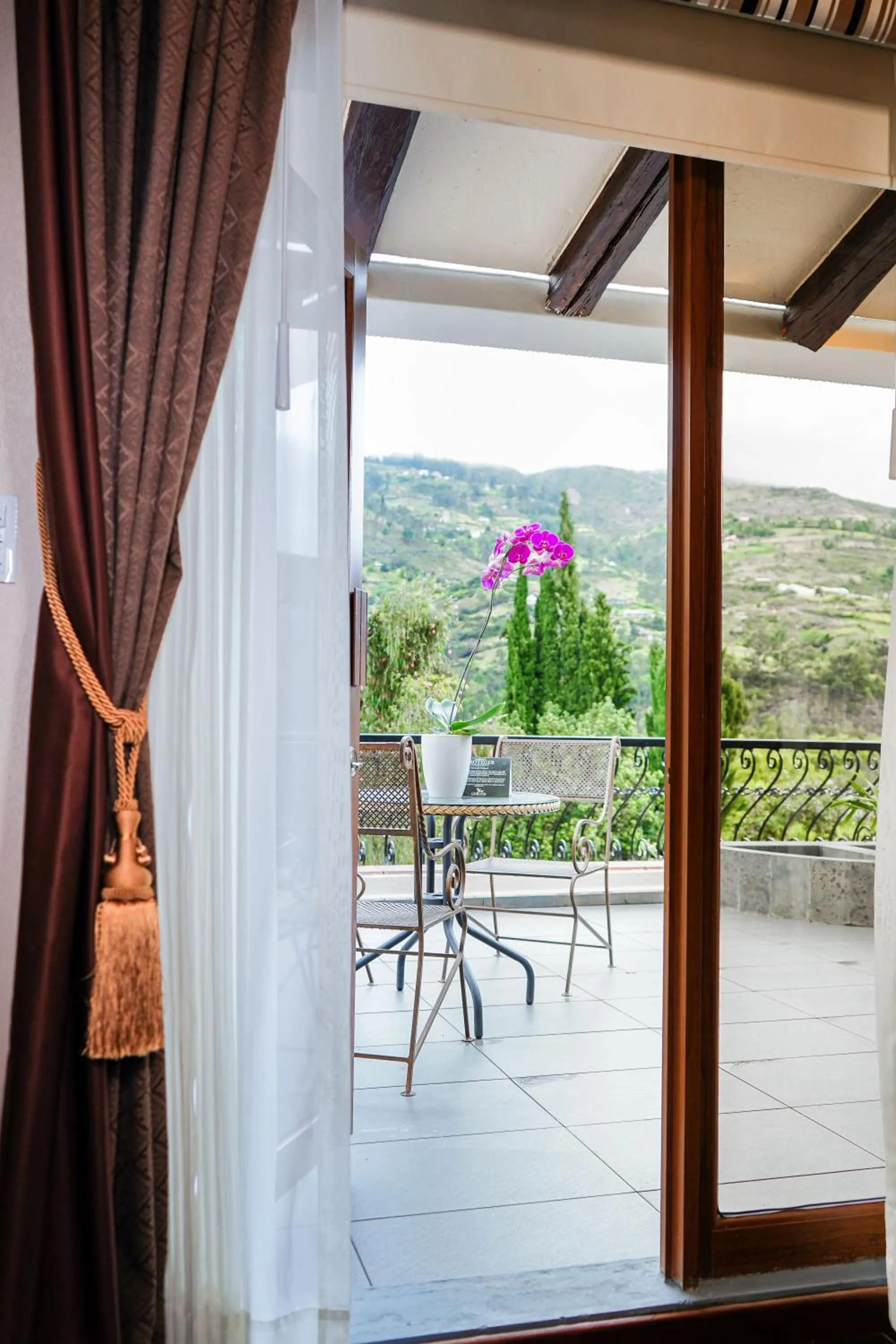 Balcony/Terrace in Uzhupud Garden Hotel & Lodge