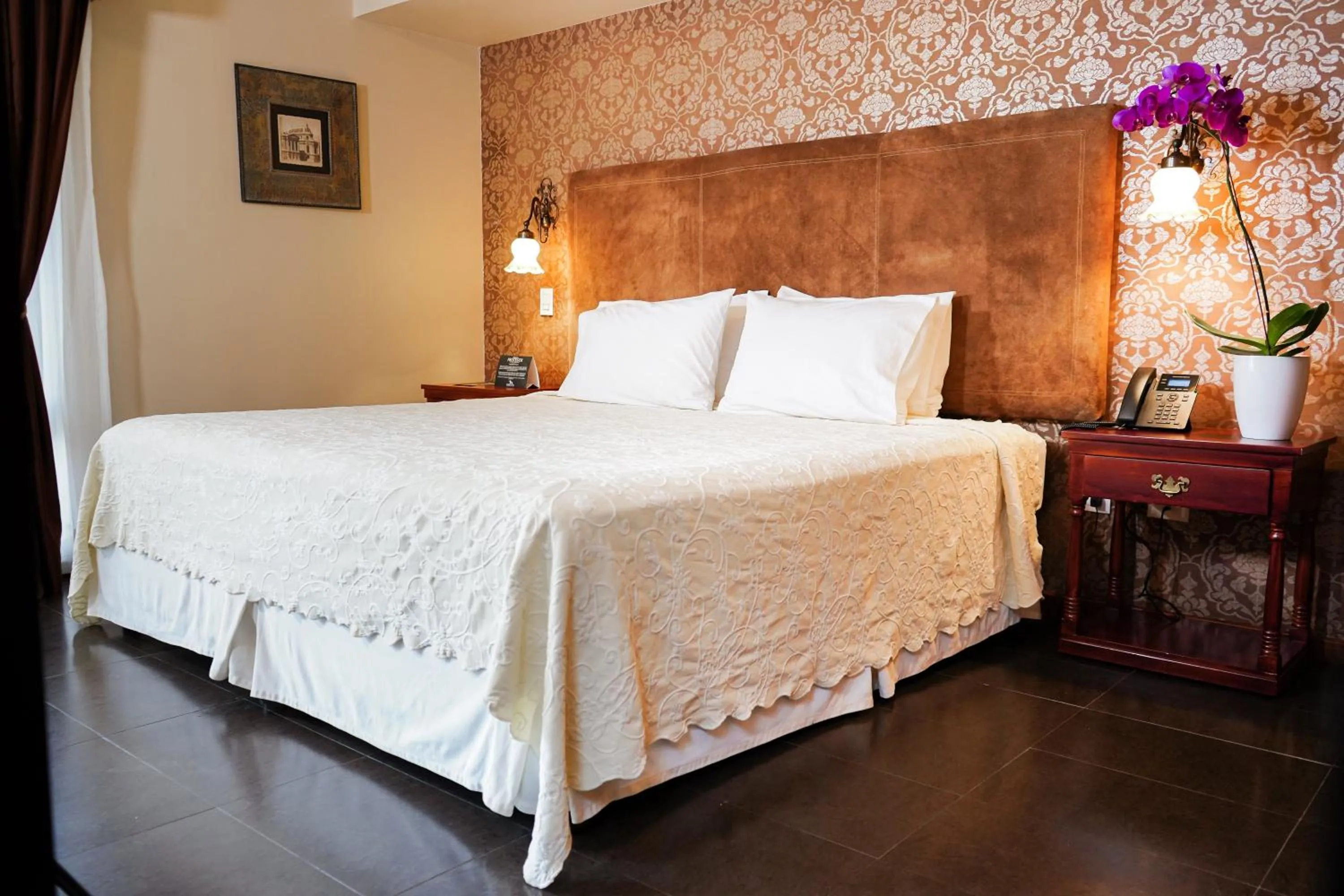 Bed in Uzhupud Garden Hotel & Lodge