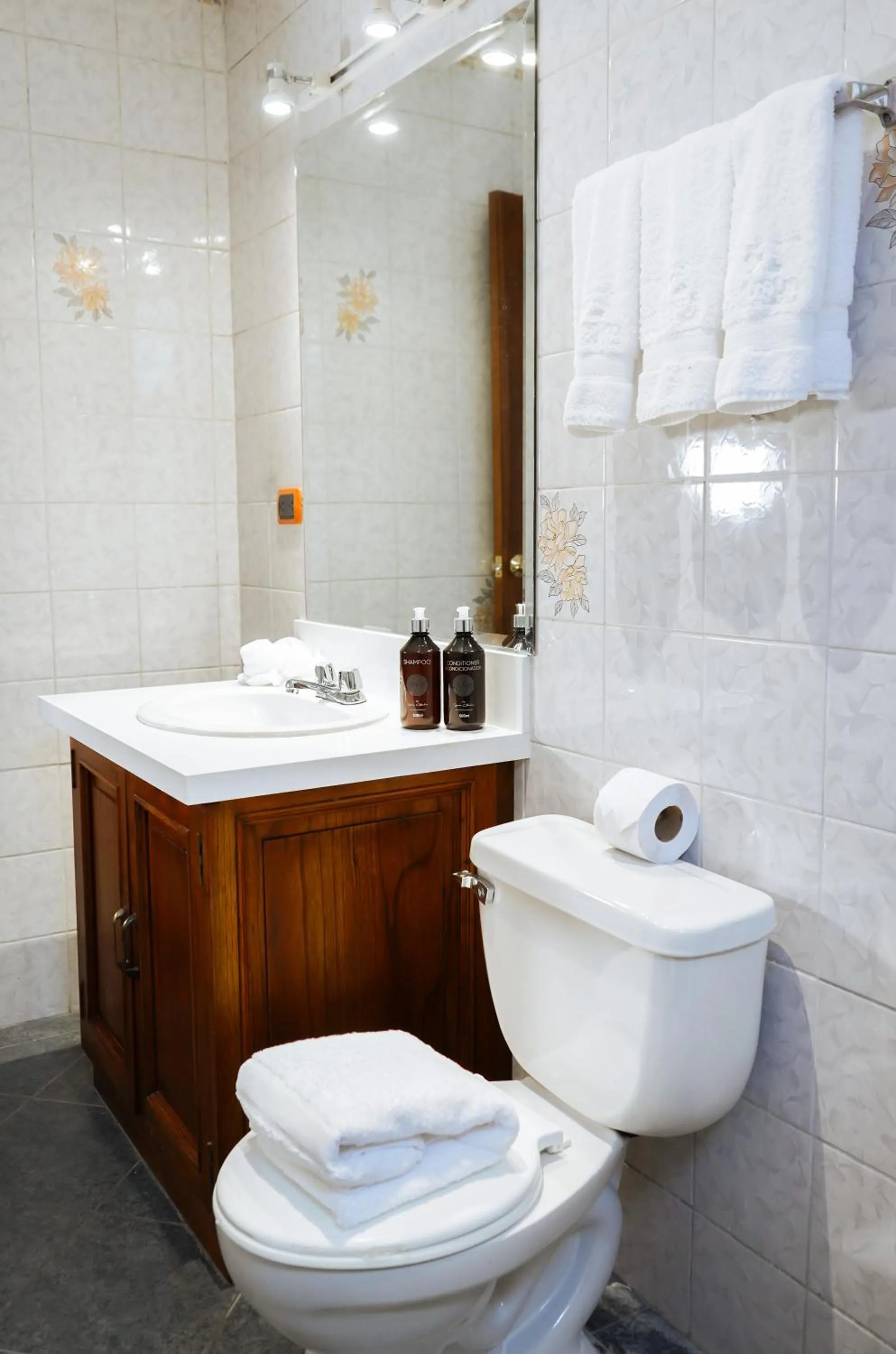 Bathroom in Uzhupud Garden Hotel & Lodge