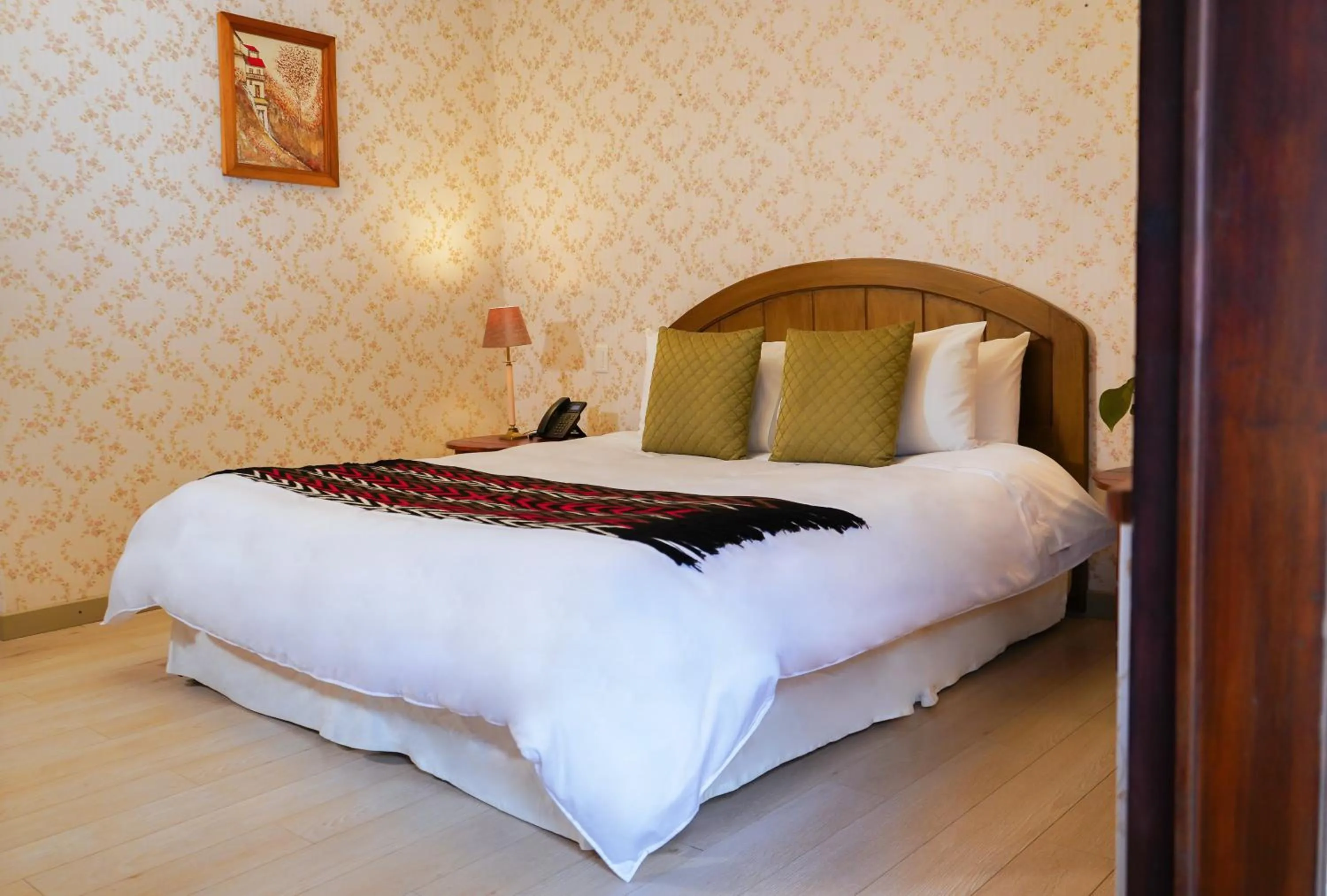 Bed in Uzhupud Garden Hotel & Lodge