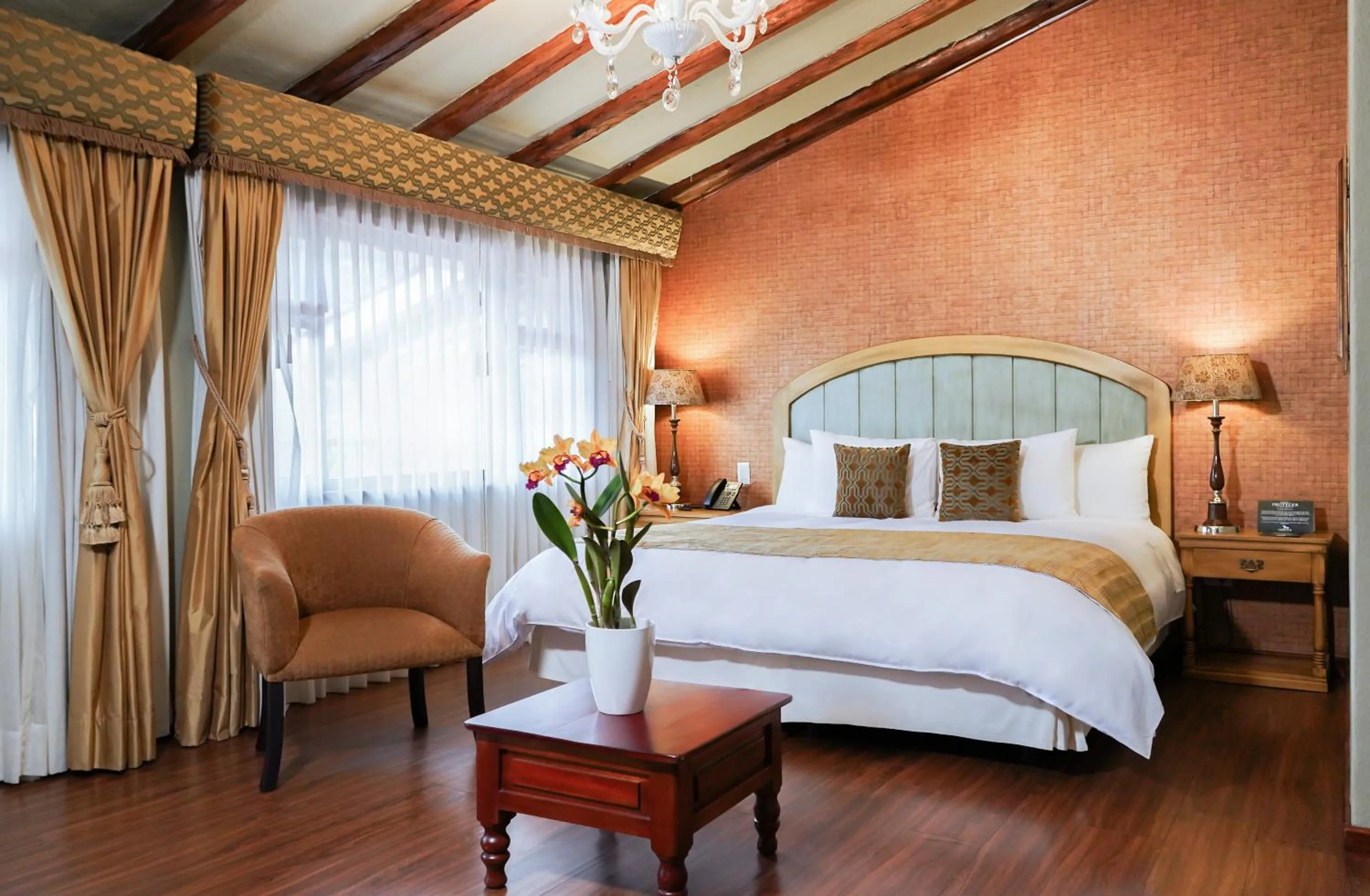 Photo of the whole room, Bed in Uzhupud Garden Hotel & Lodge