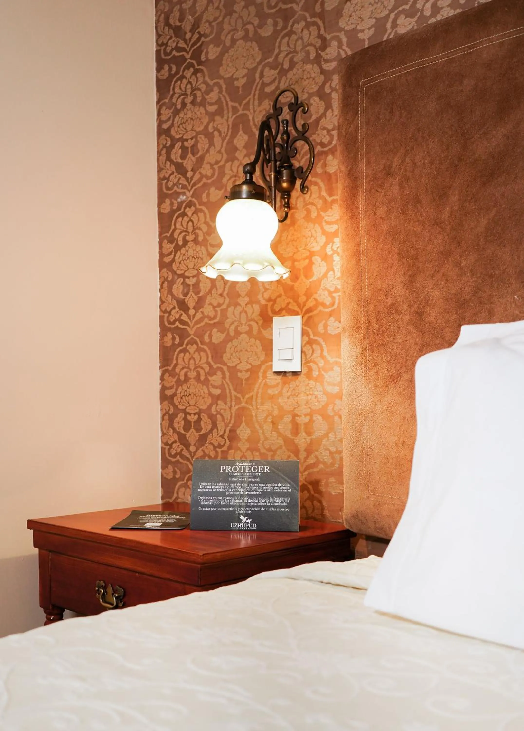 Bed in Uzhupud Garden Hotel & Lodge