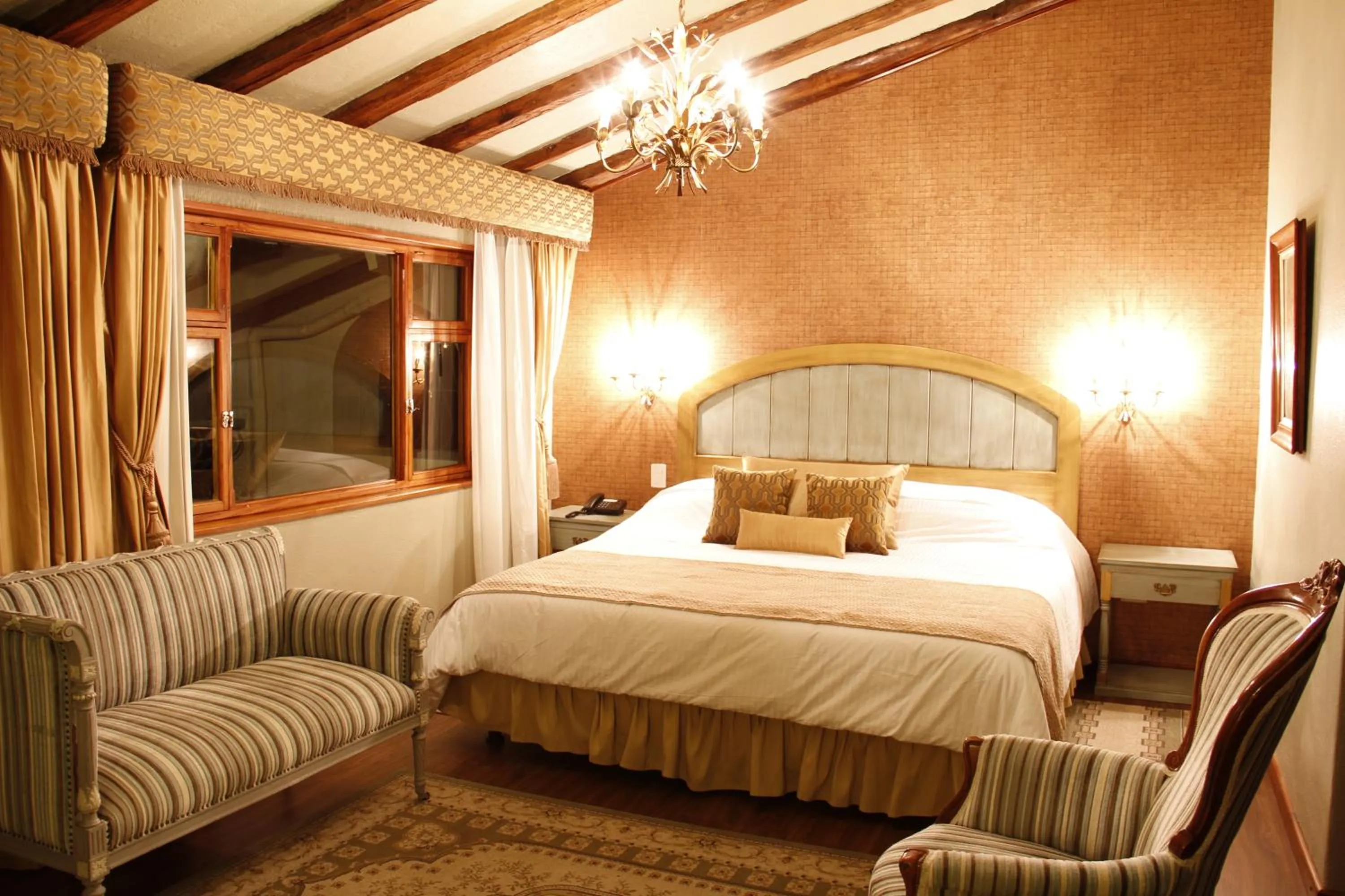 Bed in Uzhupud Garden Hotel & Lodge