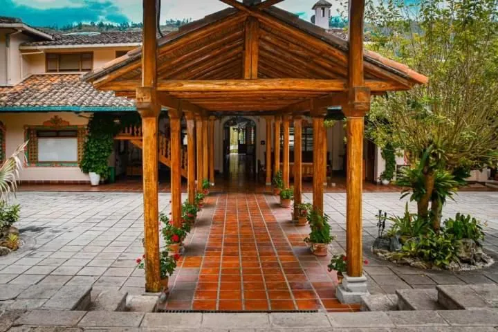 Facade/entrance in Uzhupud Garden Hotel & Lodge