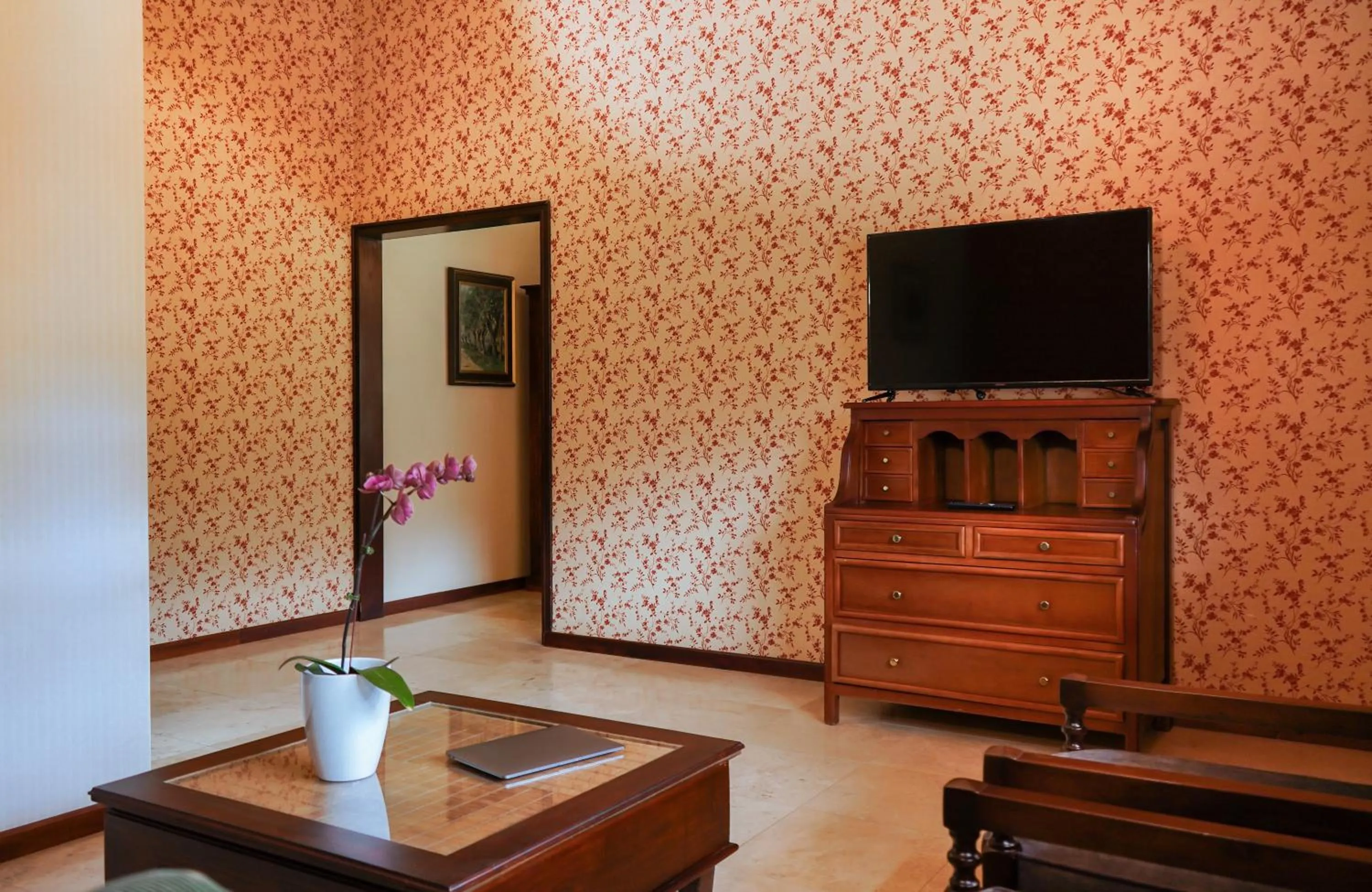 TV and multimedia in Uzhupud Garden Hotel & Lodge