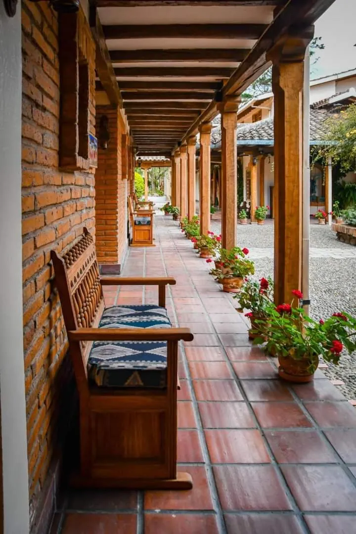 Patio in Uzhupud Garden Hotel & Lodge
