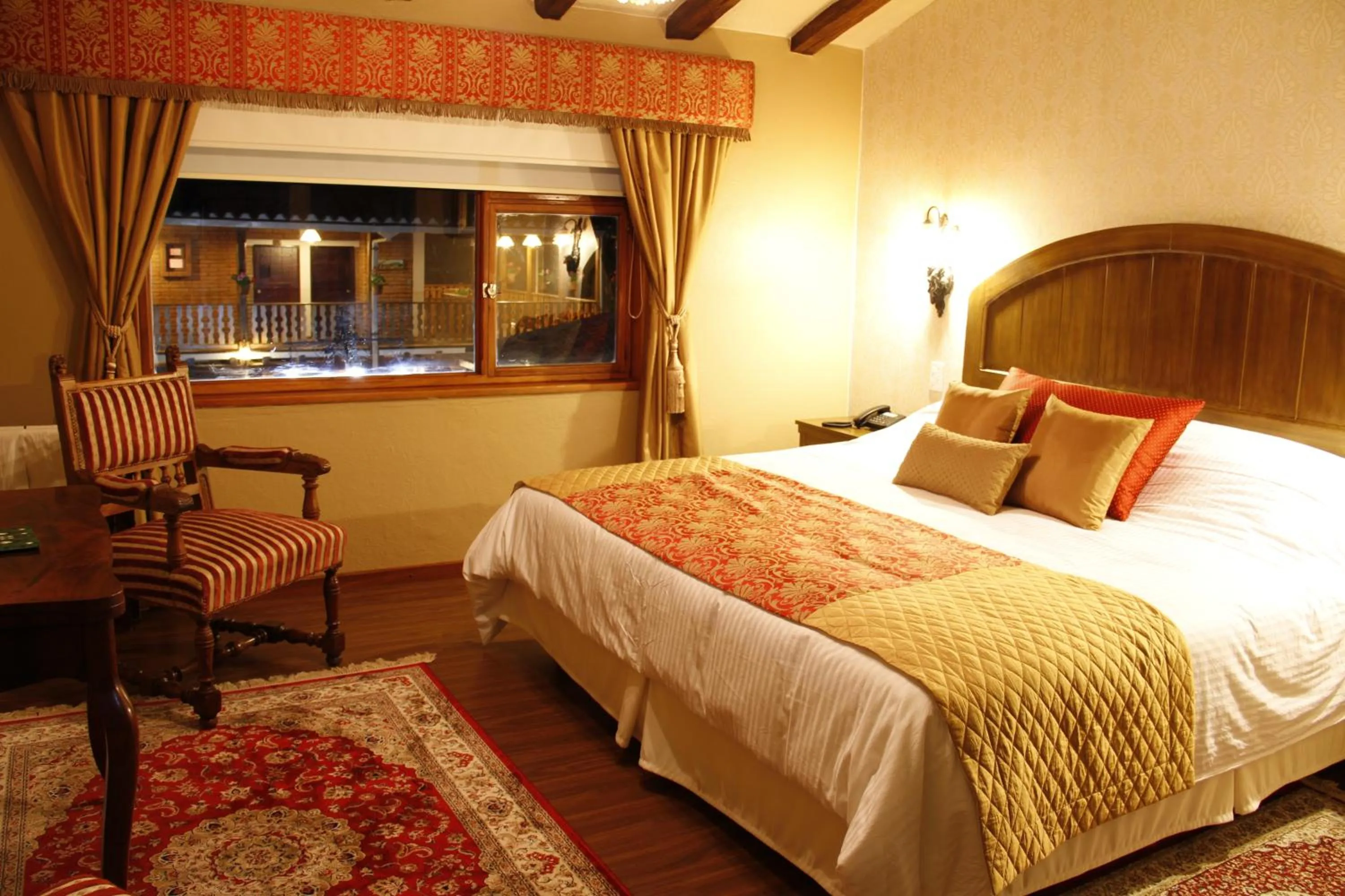 Bed in Uzhupud Garden Hotel & Lodge