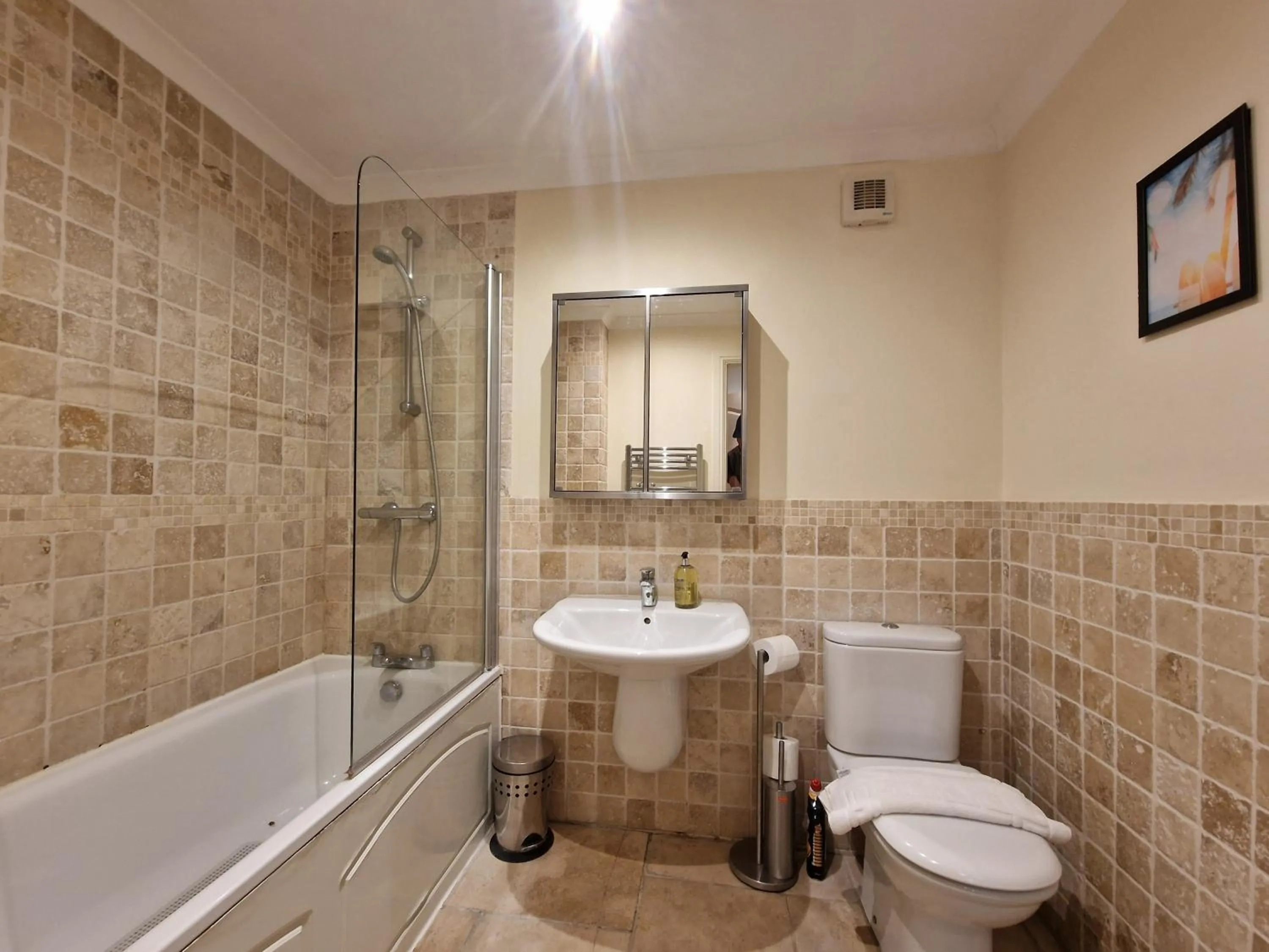 Toilet in Old Town Apartments